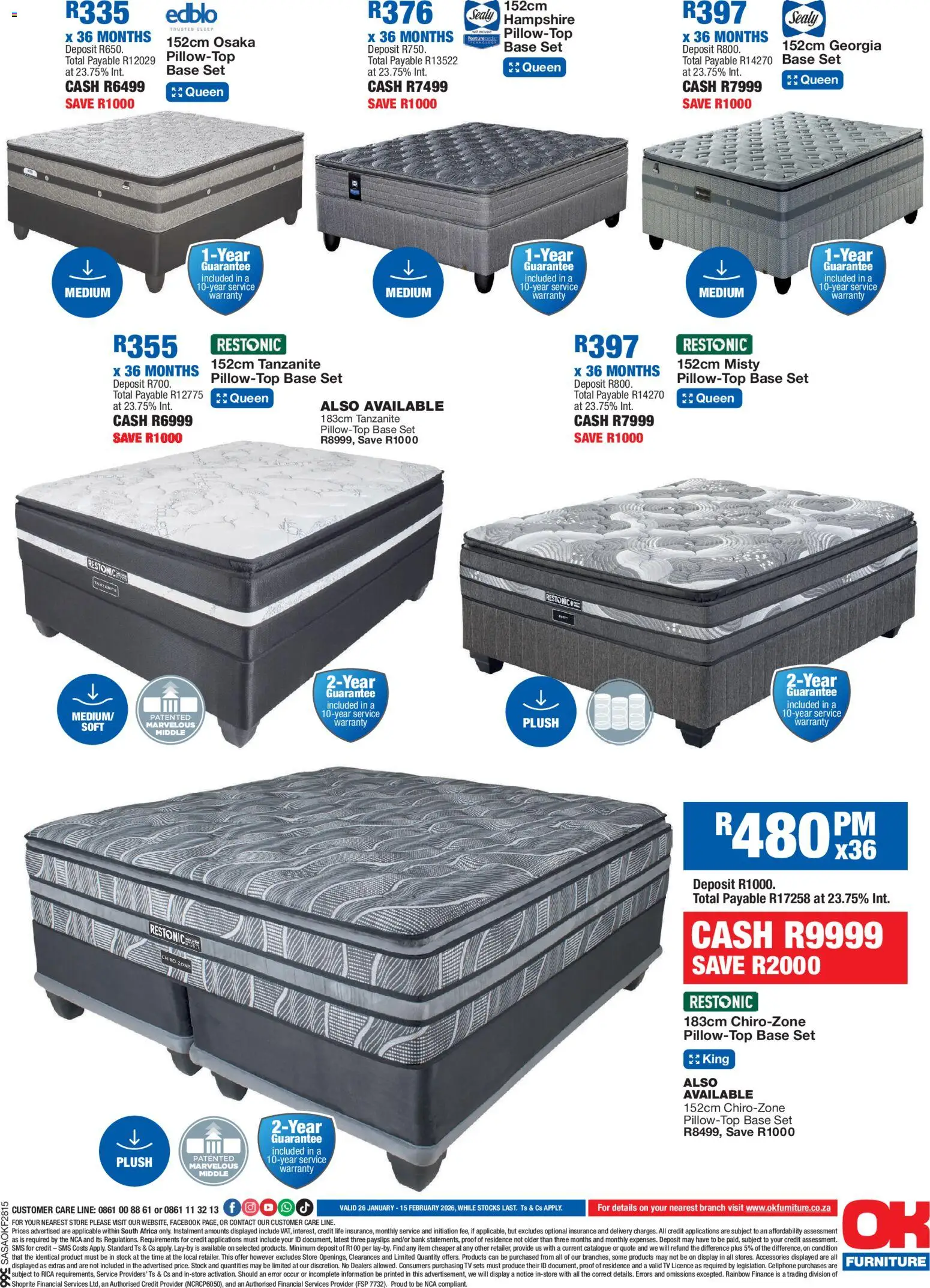 New OK Furniture catalogue – valid from 26.01.2026 | Page: 16 | Products: TV, Stock