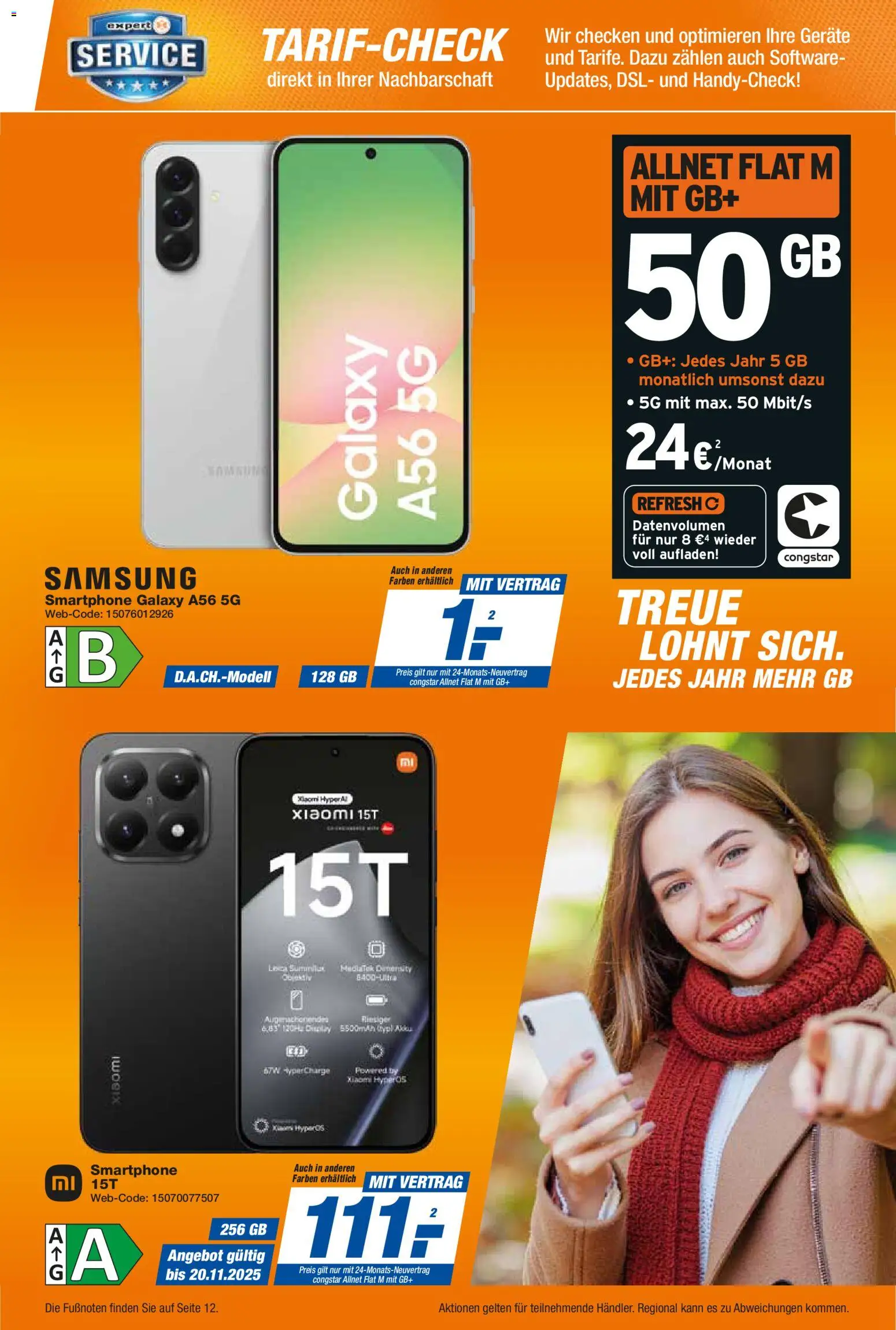 Expert Smarthphone Highlights im November – gültig ab 01.11.2025 | Seite: 9 | Produkte: Xiaomi, Samsung, Smartphone