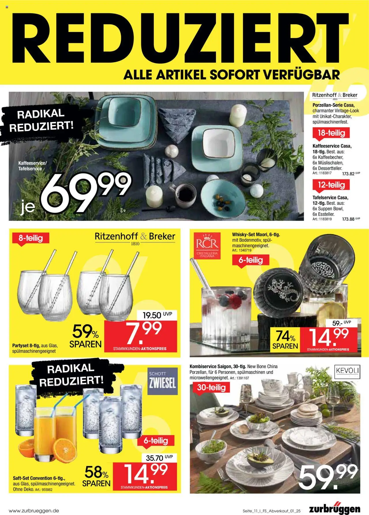Zurbrüggen  Abverkauf - gültig ab dem 01.08.2025 | Seite: 11
