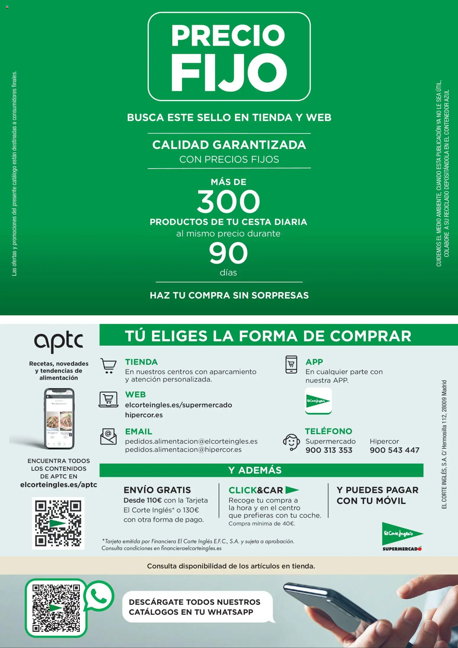 El Corte Inglés ofertas │ válido desde el 23.04.2026 | Página: 28 | Productos: Teléfono, Cesta