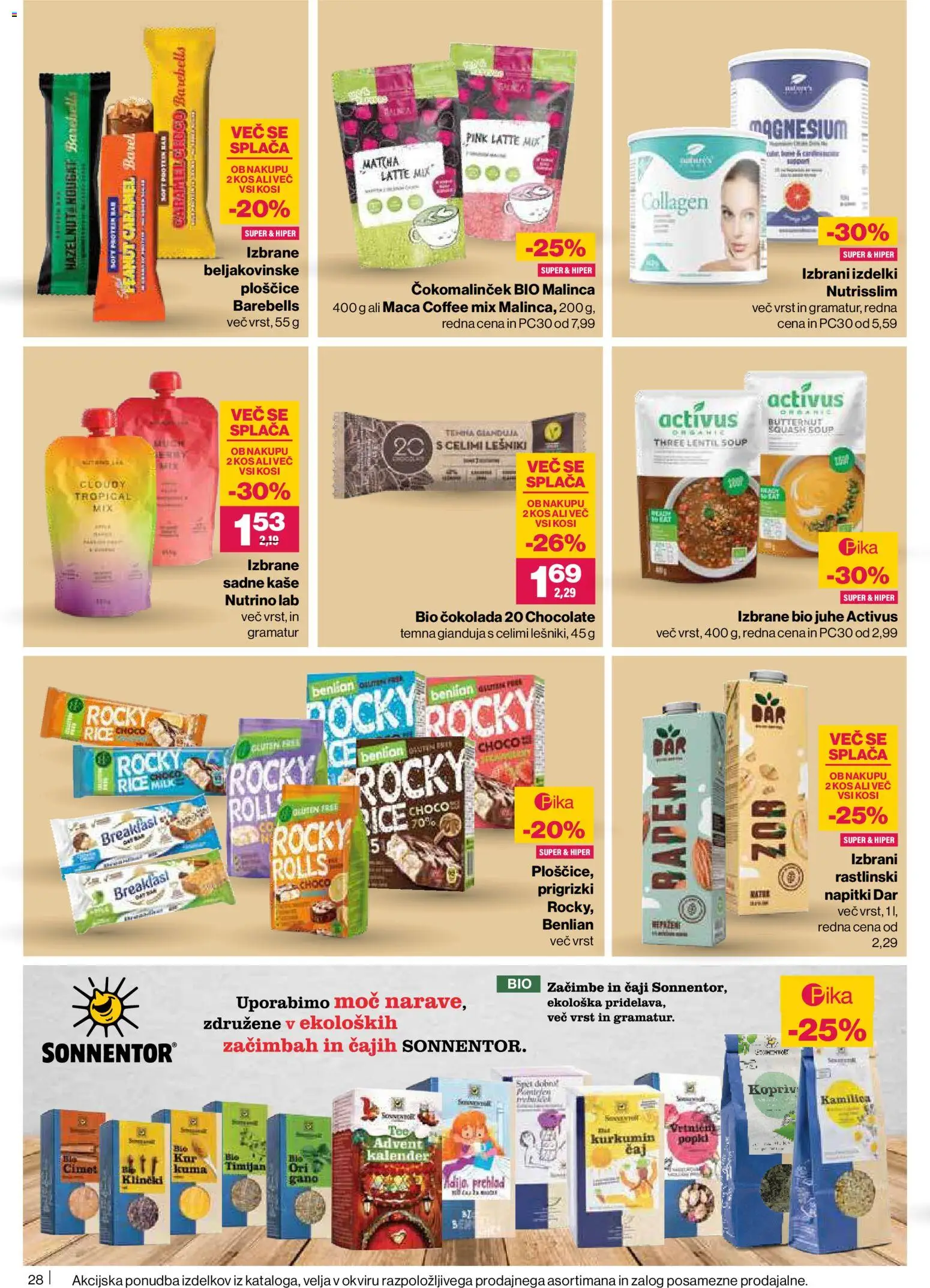 Novi Mercator katalog ponudbe – veljaven od 11.12.2025 | Stran: 28 | Izdelki: Ploščice, Cokolada, Prigrizki, Zacimbe
