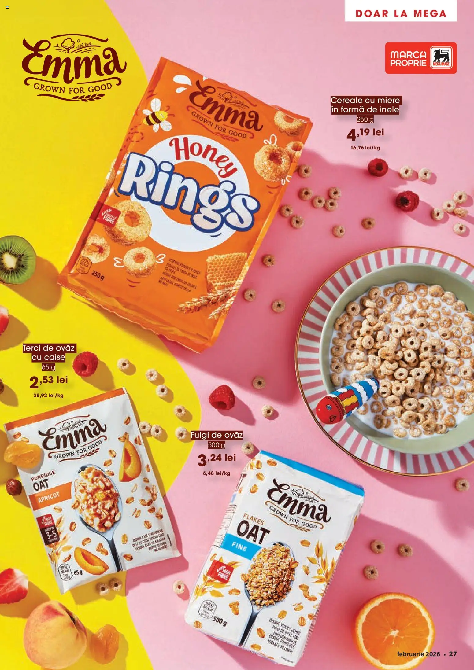 Noul catalog Mega Image – valabil de la 29.01.2026 | Pagină: 27 | Produse: Cereale, Fulgi, Ahtapot
