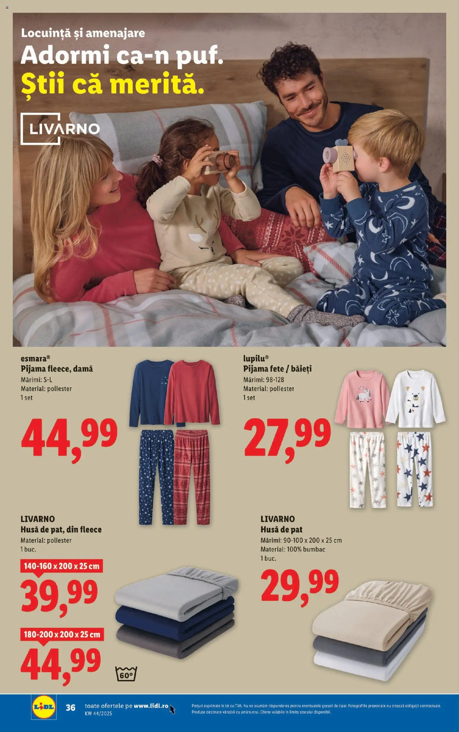 Noul catalog Lidl – valabil de la 27.10.2025 | Pagină: 36 | Produse: Pat
