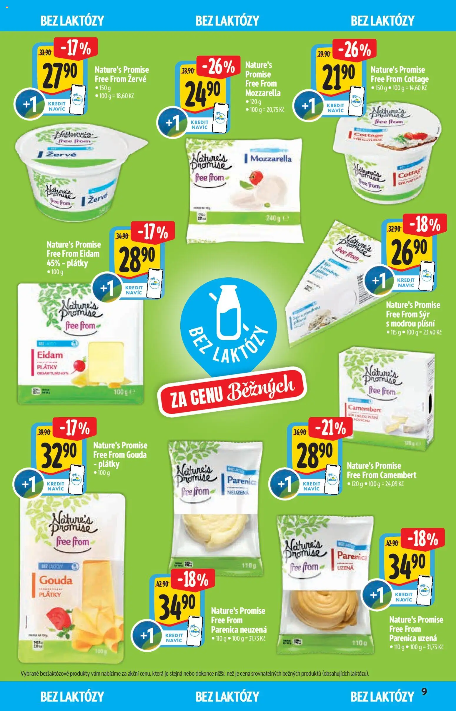 Albert katalog - Hypermarket od 14.01.2026 | Strana: 9 | Produkty: Sýr, Žervé, Eidam, Camembert