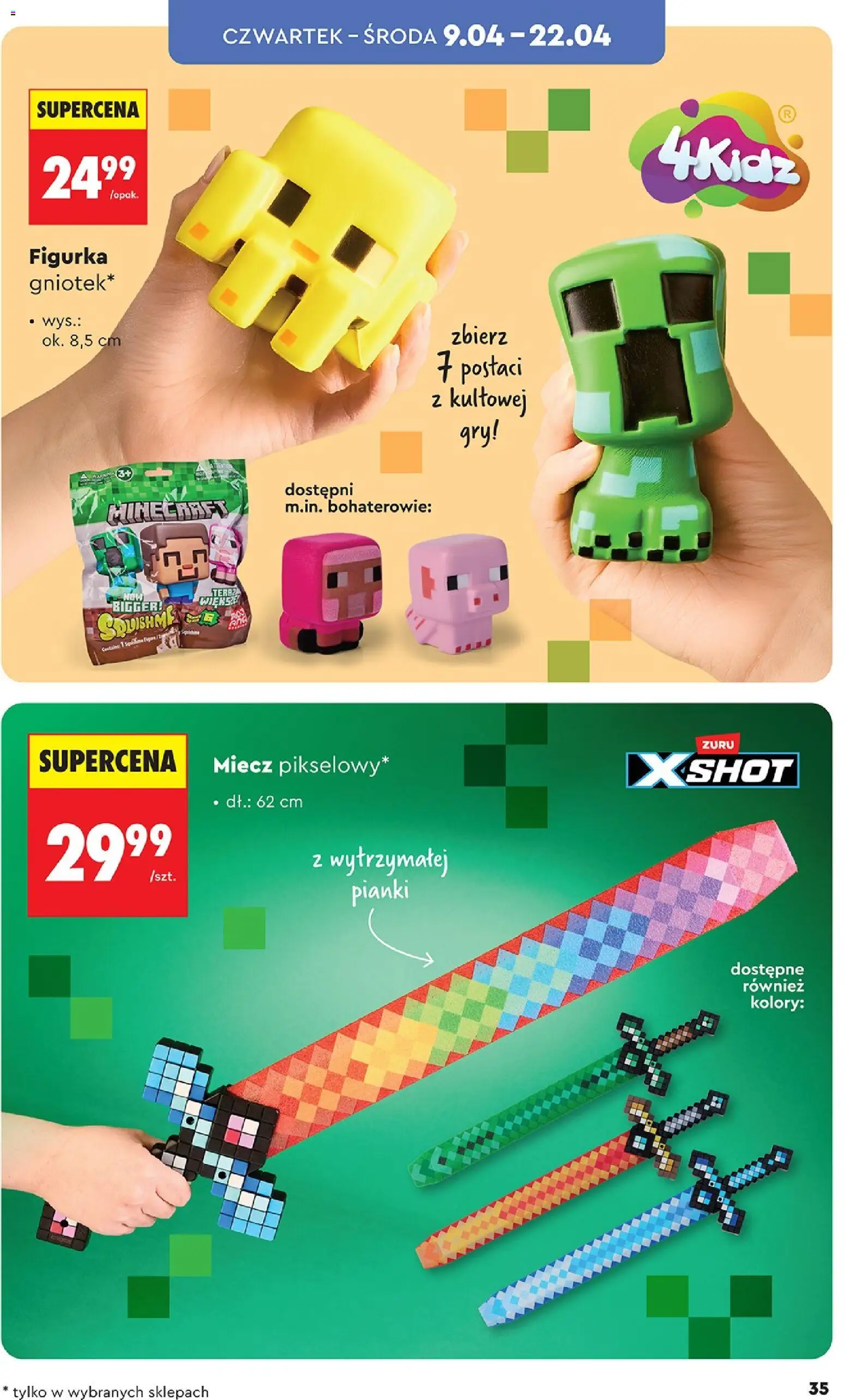 Biedronka gazetka - Hity i inspiracje od 07.04.2026 | Strona: 35 | Produkty: Gry, Pianki