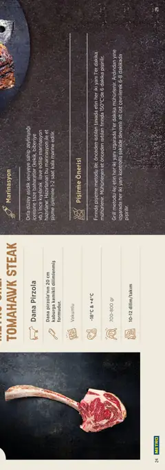 03.03.2025 tarihinden itibaren geçerli olan Metro kataloğu önizlemesi | Sayfa: 25 | Ürünler: Pirzola, Saat