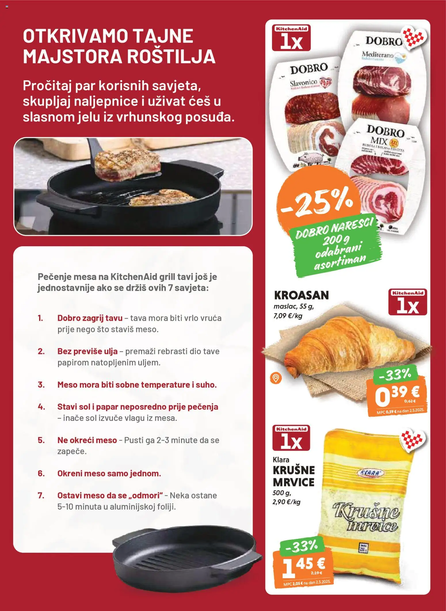 Studenac katalog | vrijedi od 19.11.2025 | Stranica: 5 | Proizvodi: Krušne mrvice, Meso, Papar, Kroasan