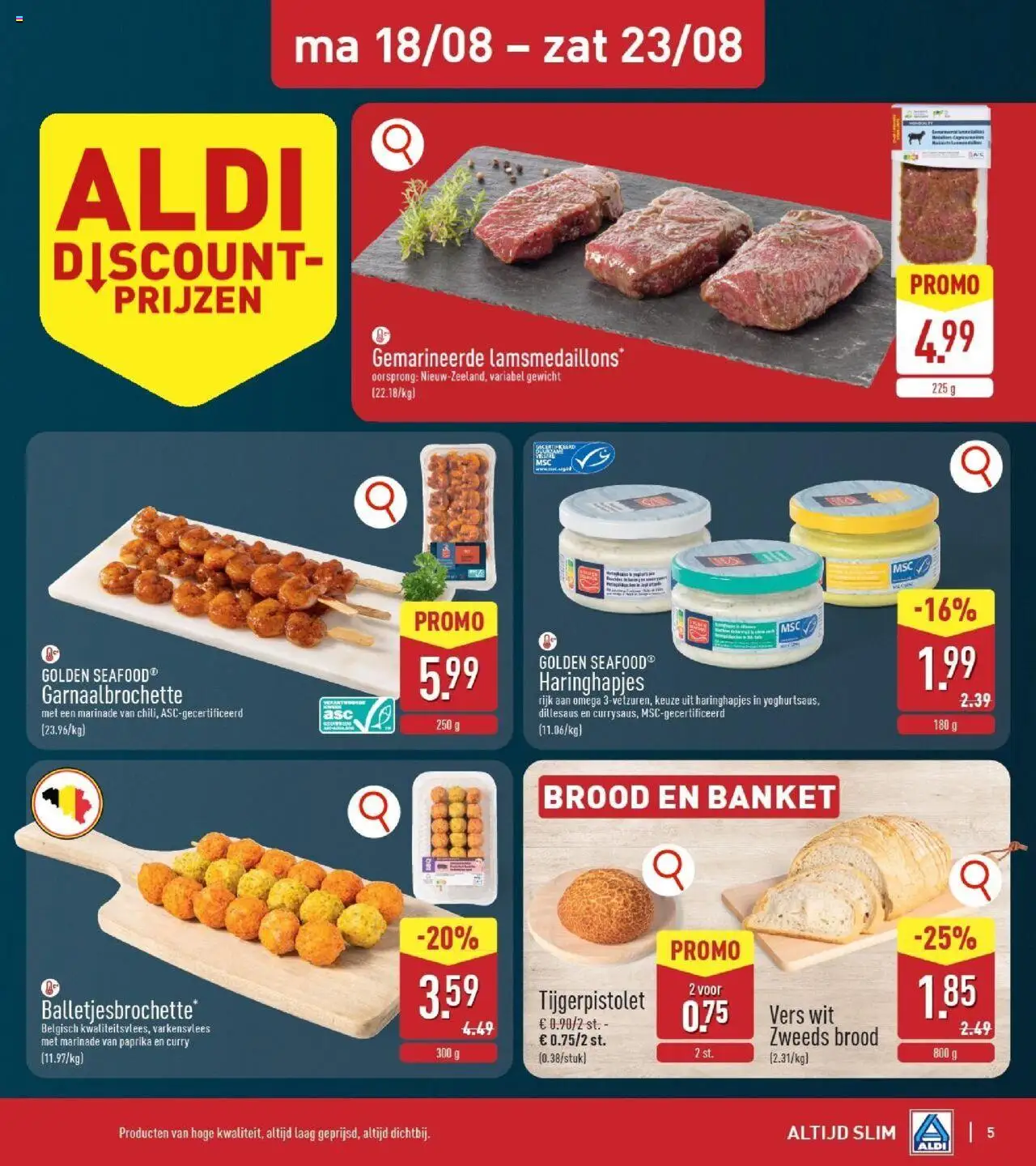 {H1} | Pagina: 5 | Producten: Varkensvlees, Gewicht, Brood