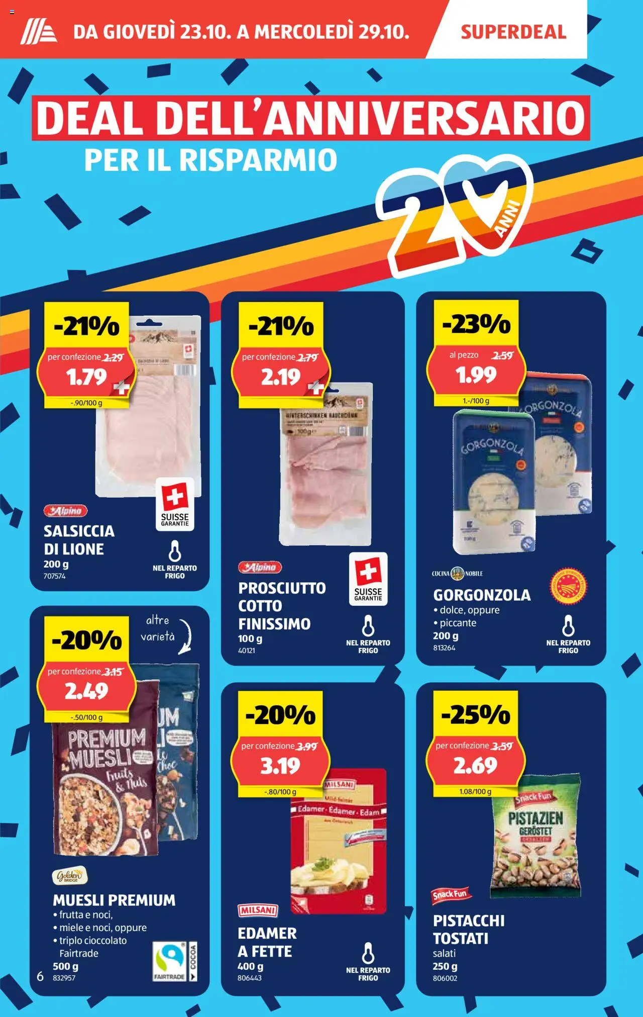 Aldi Aktionen IT – gültig ab 23.10.2025 | Seite: 7 | Produkte: Edamer, Salat, Miele