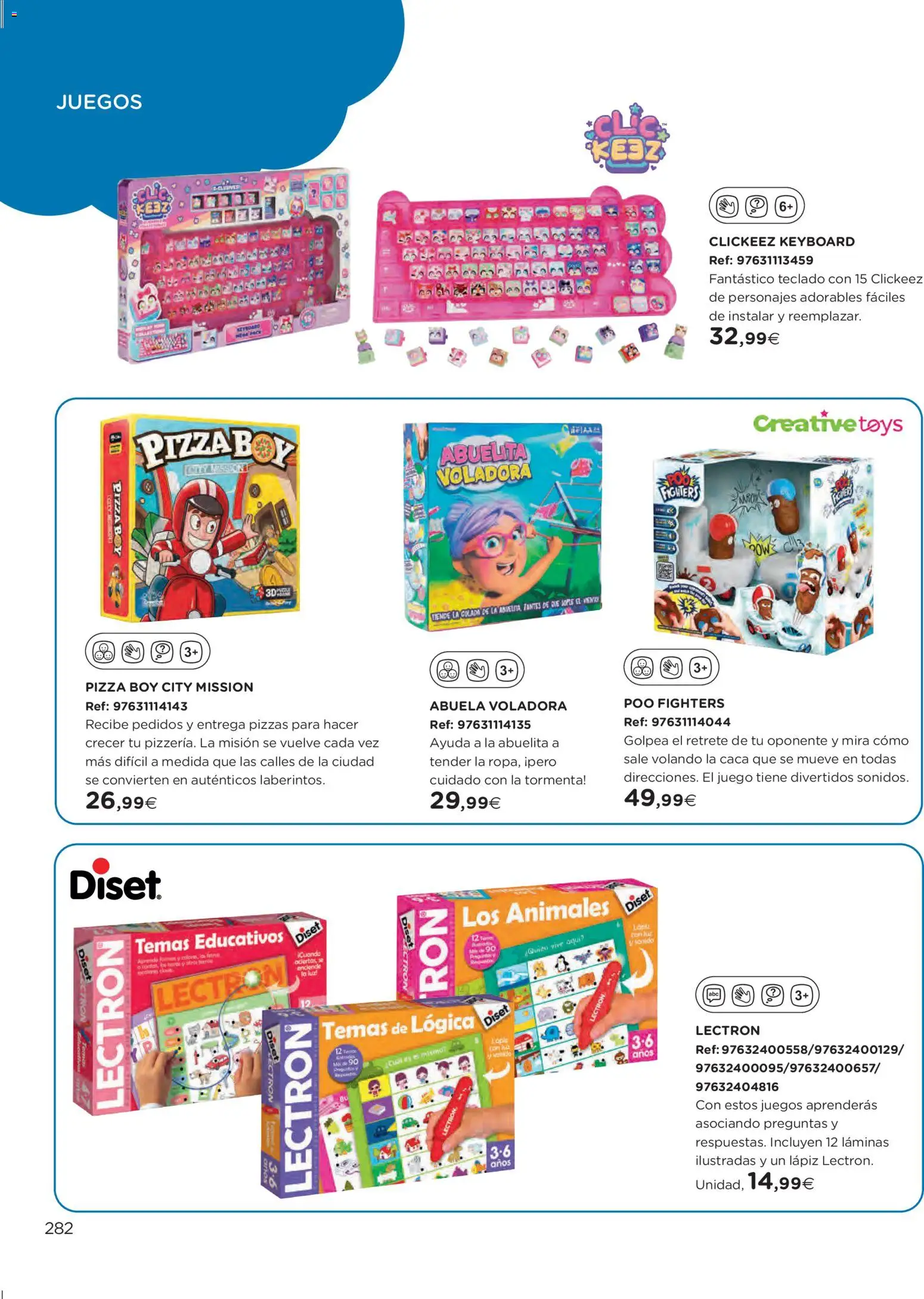 El Corte Inglés ofertas │ válido desde el 27.10.2025 | Página: 282 | Productos: Pizza, Teclado, Retrete