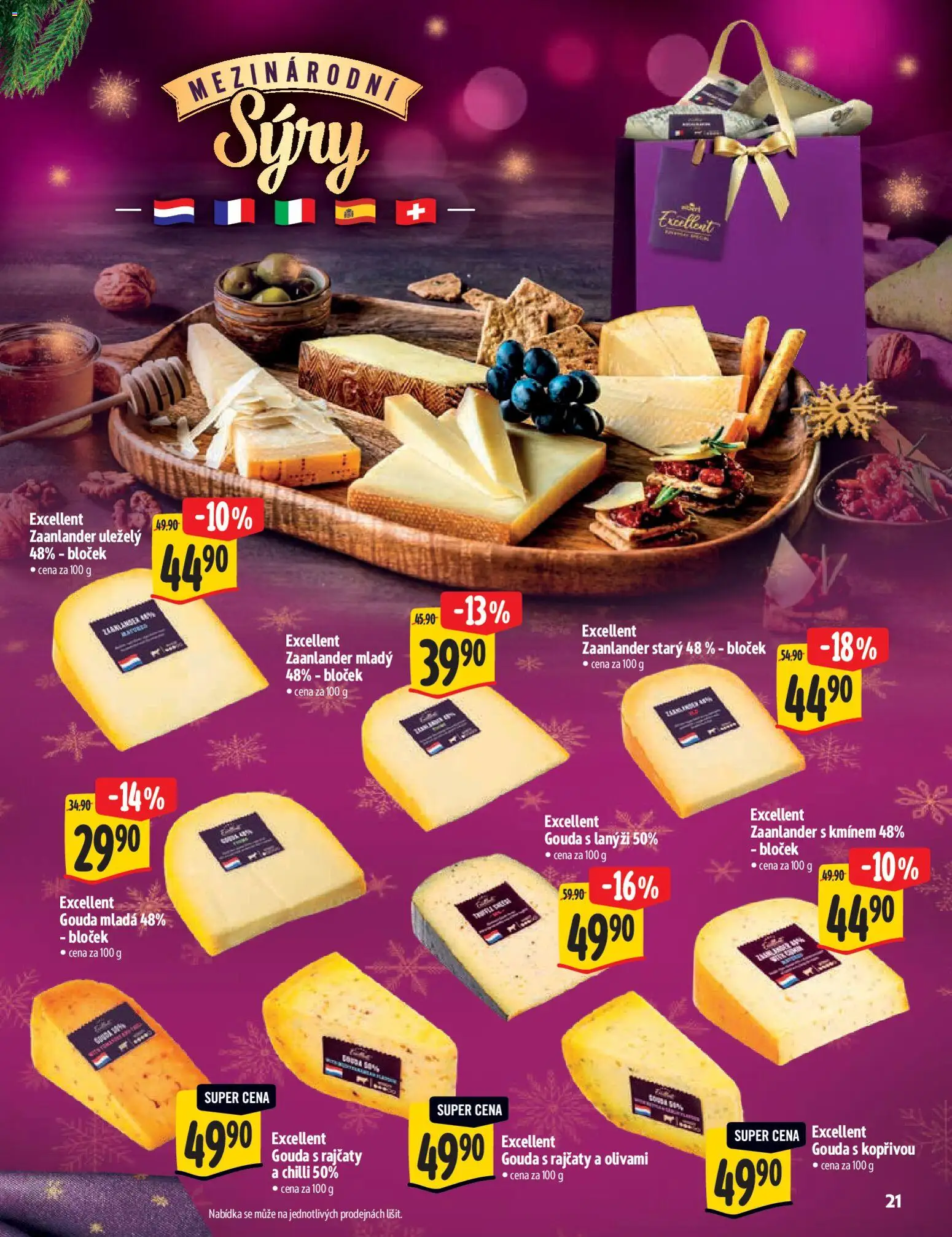 Albert katalog - Hypermarket - Delikatesy od 03.12.2025 | Strana: 21 | Produkty: Gouda, Sýry