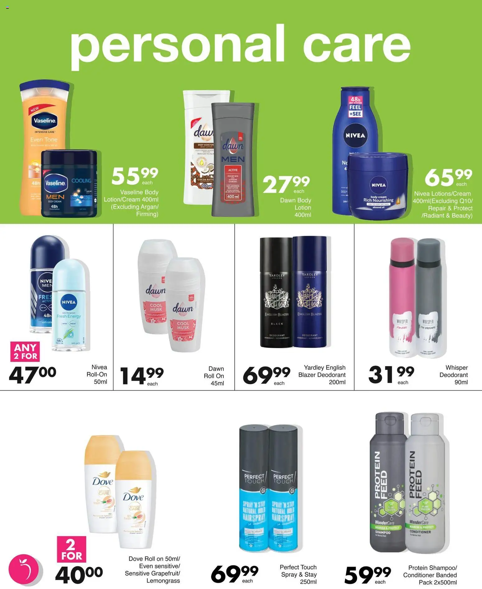 New Save catalogue – valid from 12.02.2026 | Page: 36 | Products: Detergente líquido, Shampoo, Cream, Body cream