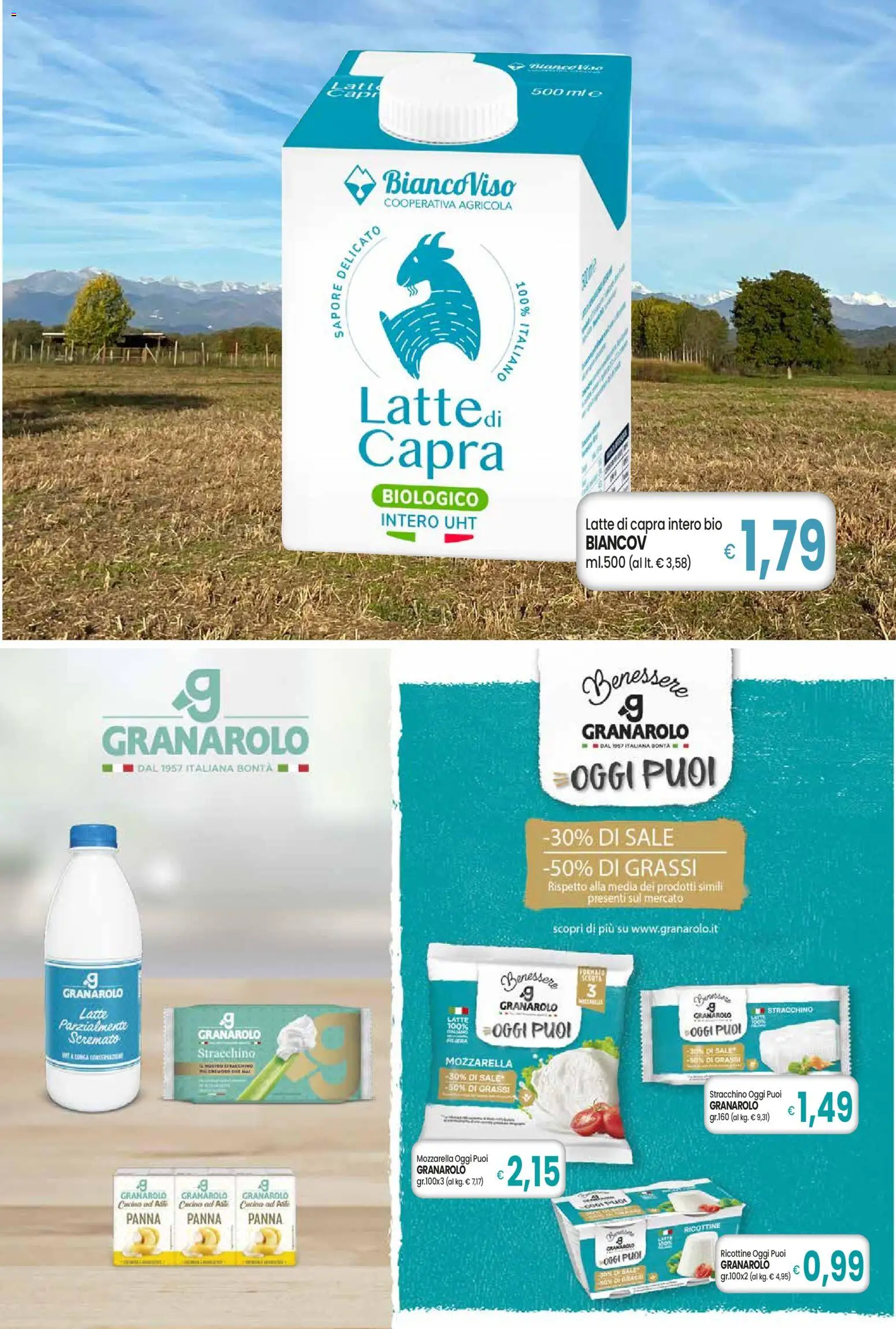 Volantino Galassia del 13.11.2025 | Pagina: 3 | Prodotti: Cucine, Panna, Mozzarella, Stracchino