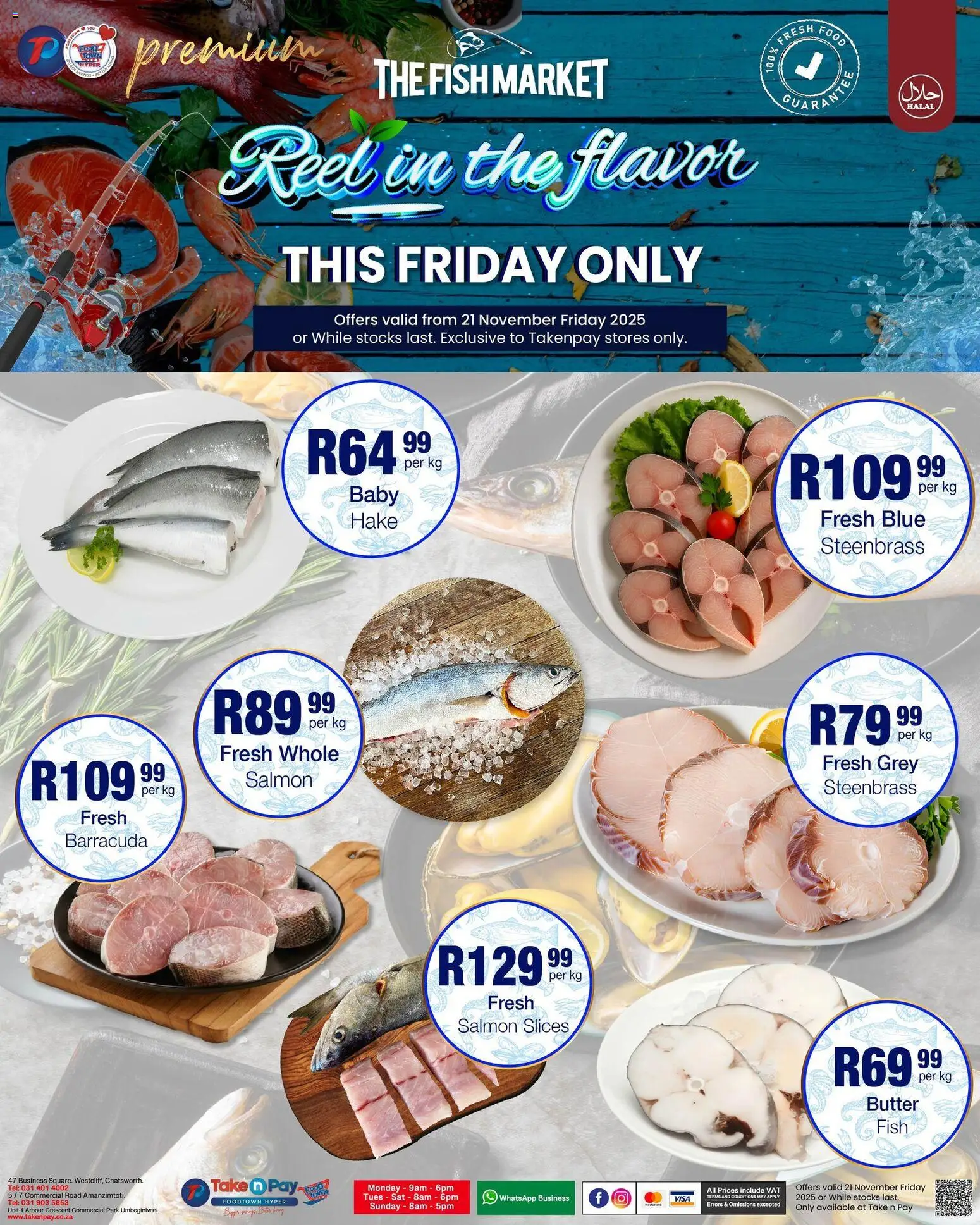 New Take n Pay catalogue – valid from 21.11.2025 | Page: 6 | Products: Butter, Fish
