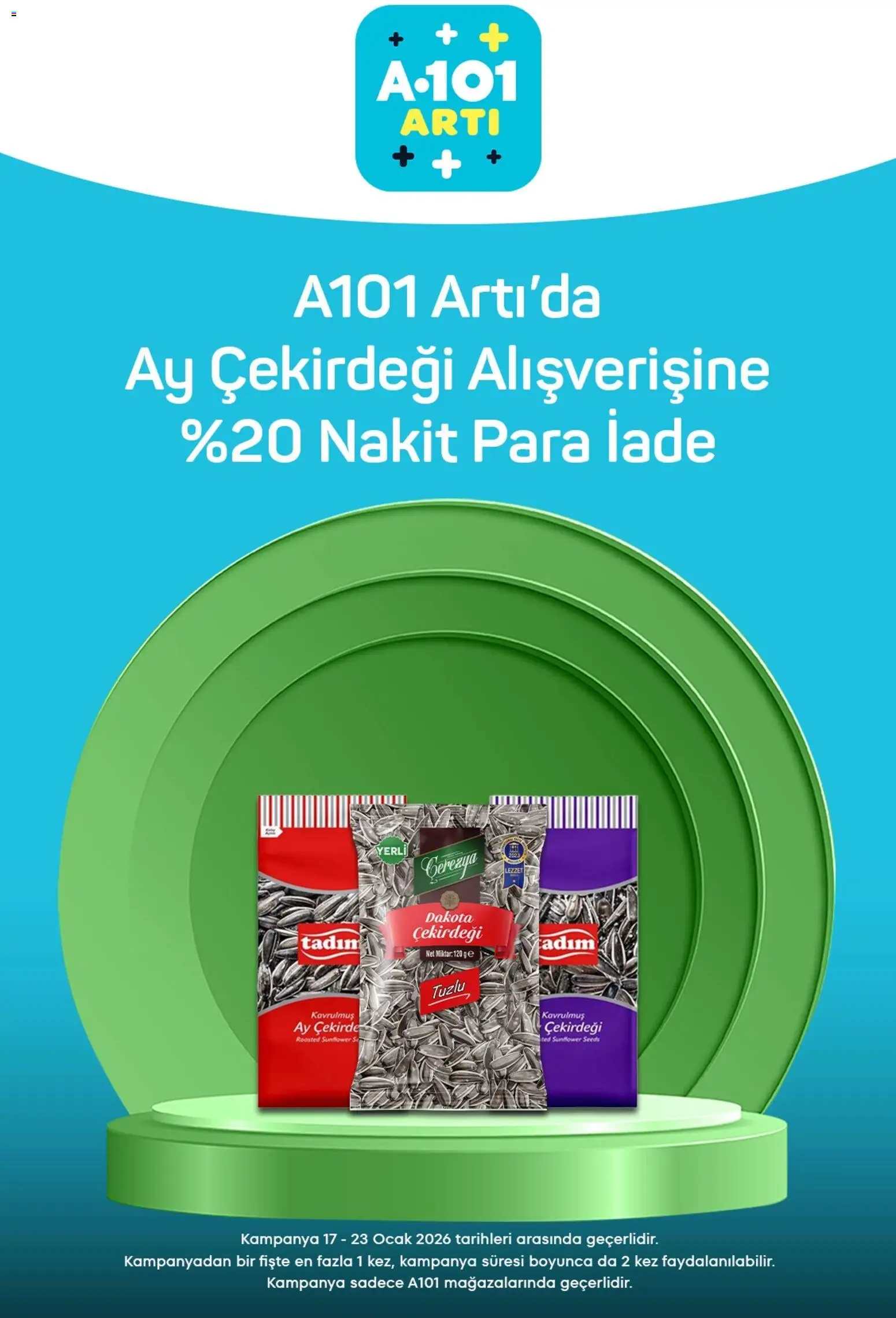 A101 Arti - 17.01.2026 tarihinden itibaren geçerlidir | Sayfa: 7 | Ürünler: Ocak