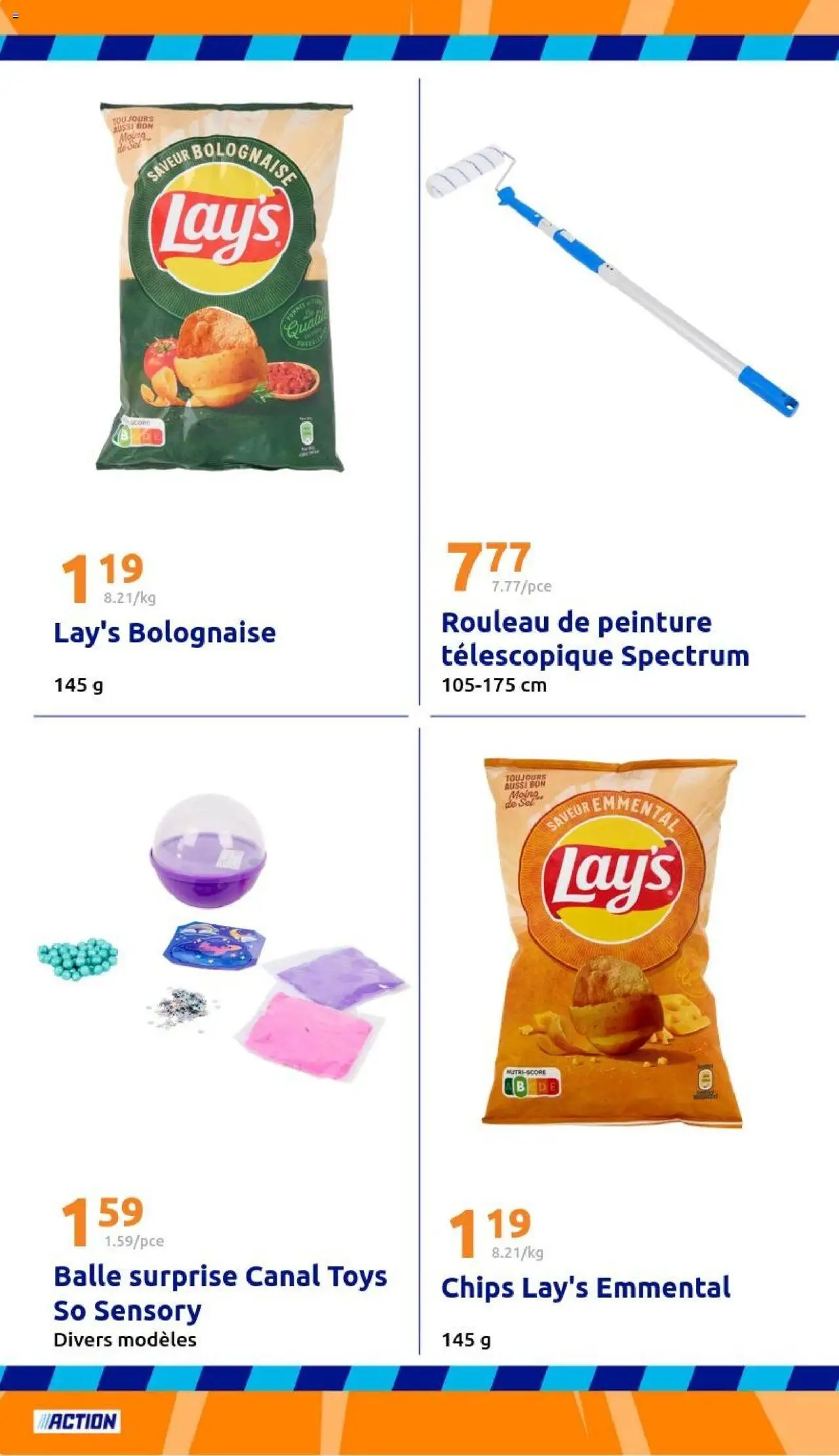  | Page: 30 | Produits: Emmental, Rouleau, Sel, Chips