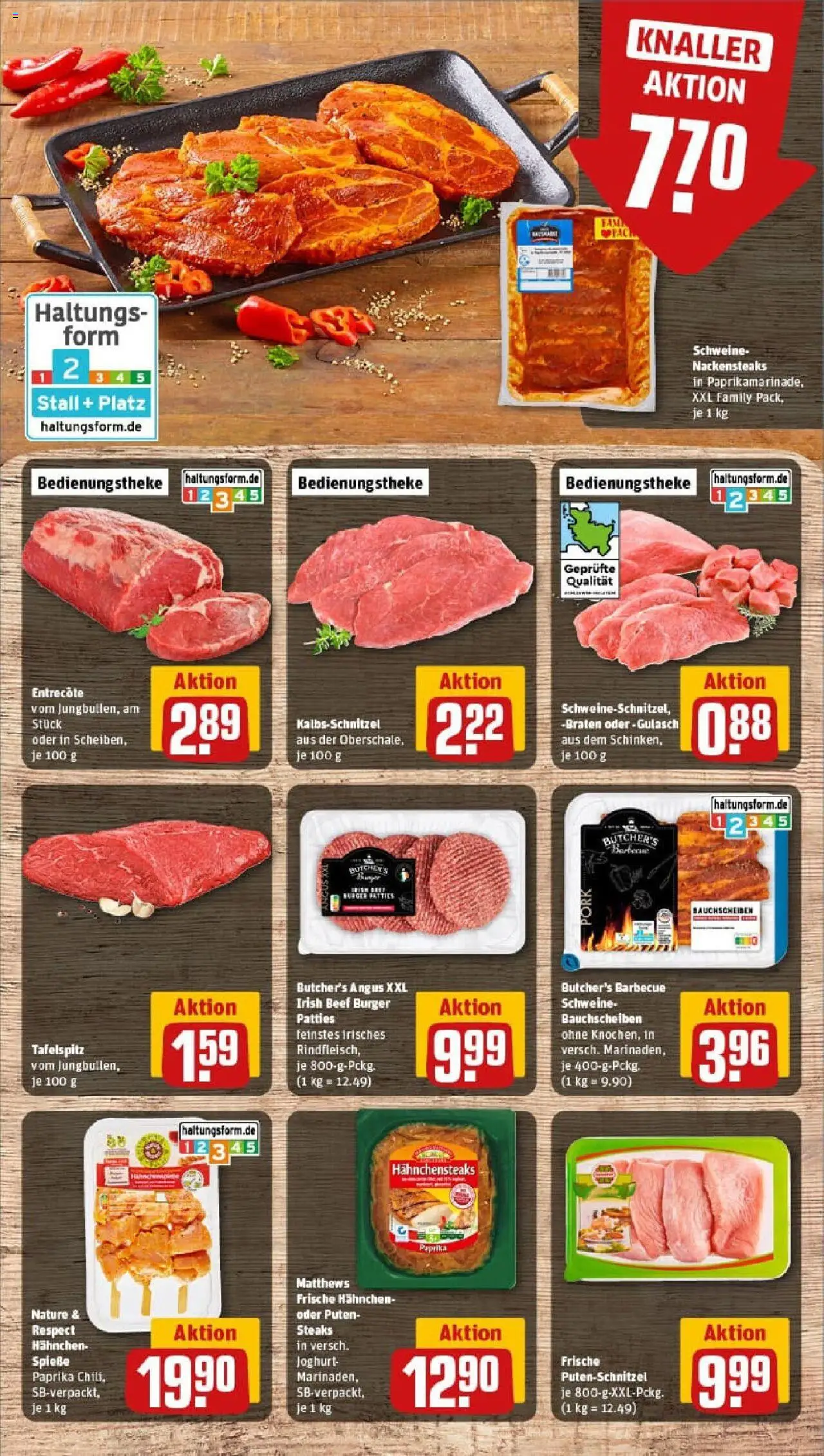 Rewe prospekt Bad Oldesloe	 - gültig ab dem 11.08.2025 | Seite: 8 | Produkte: Hahnchen, Joghurt, Schnitzel, Putenschnitzel