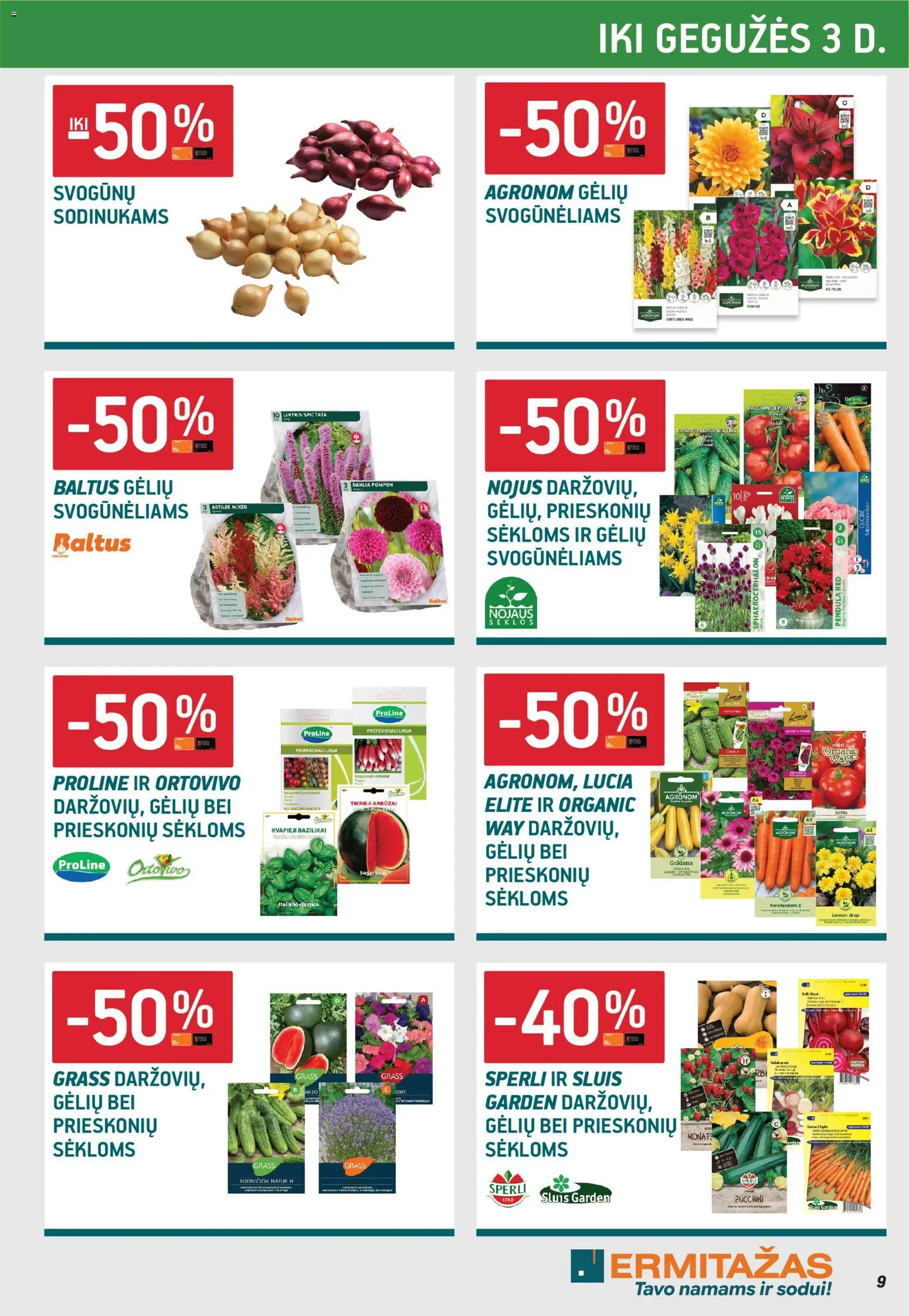 ERMITAŽAS akcijos nuo 01.04.2026 | Puslapis: 9 | Prekių: Pomidorai
