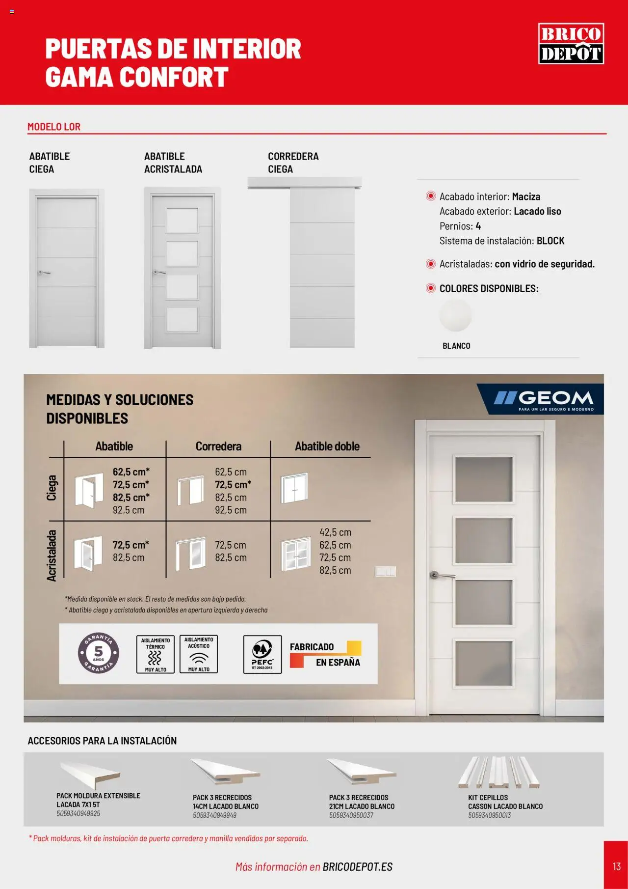 Brico Depôt Puertas y ventanas │ válido desde el 23.07.2025 | Página: 13