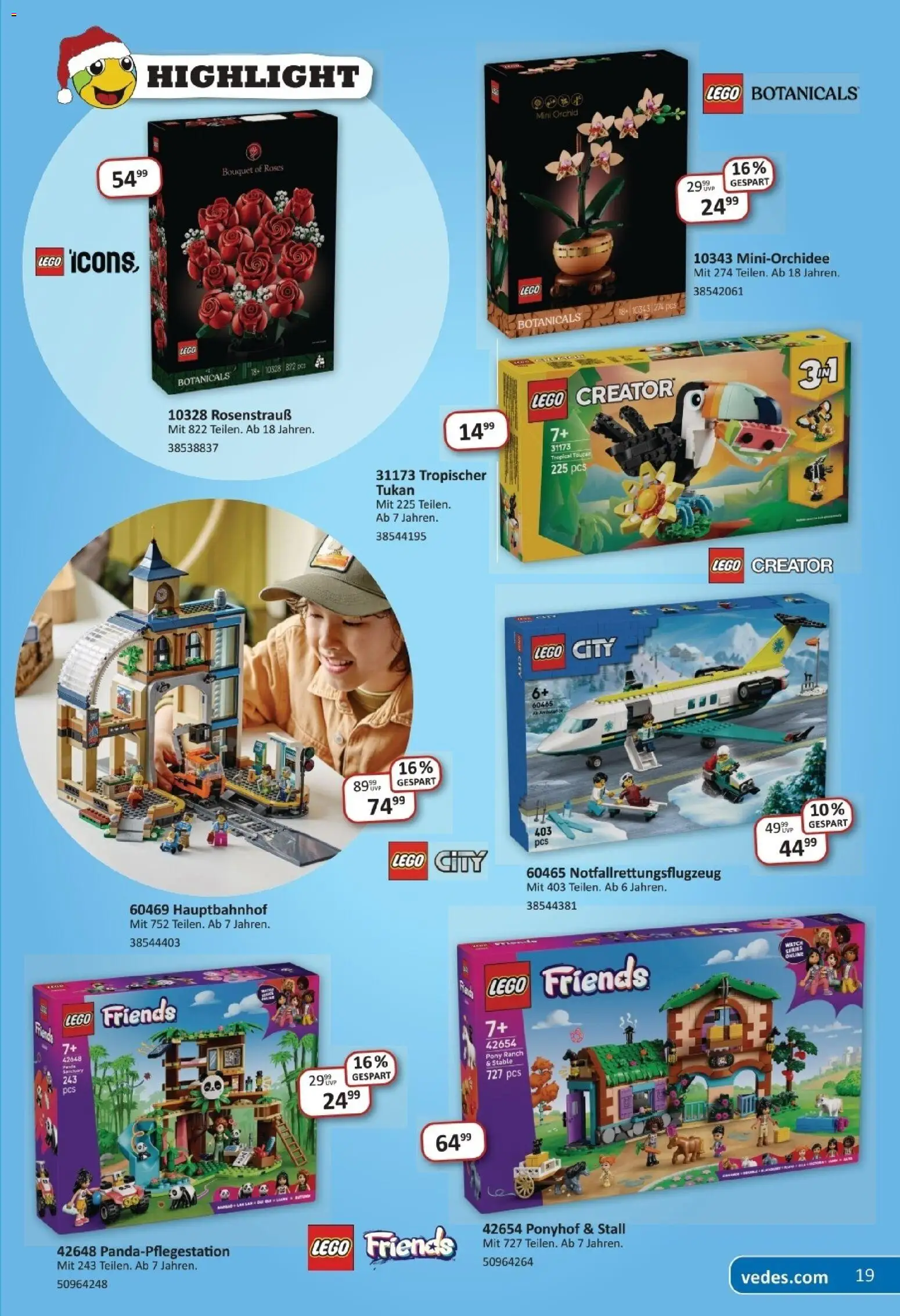 Vedes Weihnachtsflyer  – gültig ab 19.11.2025 | Seite: 19