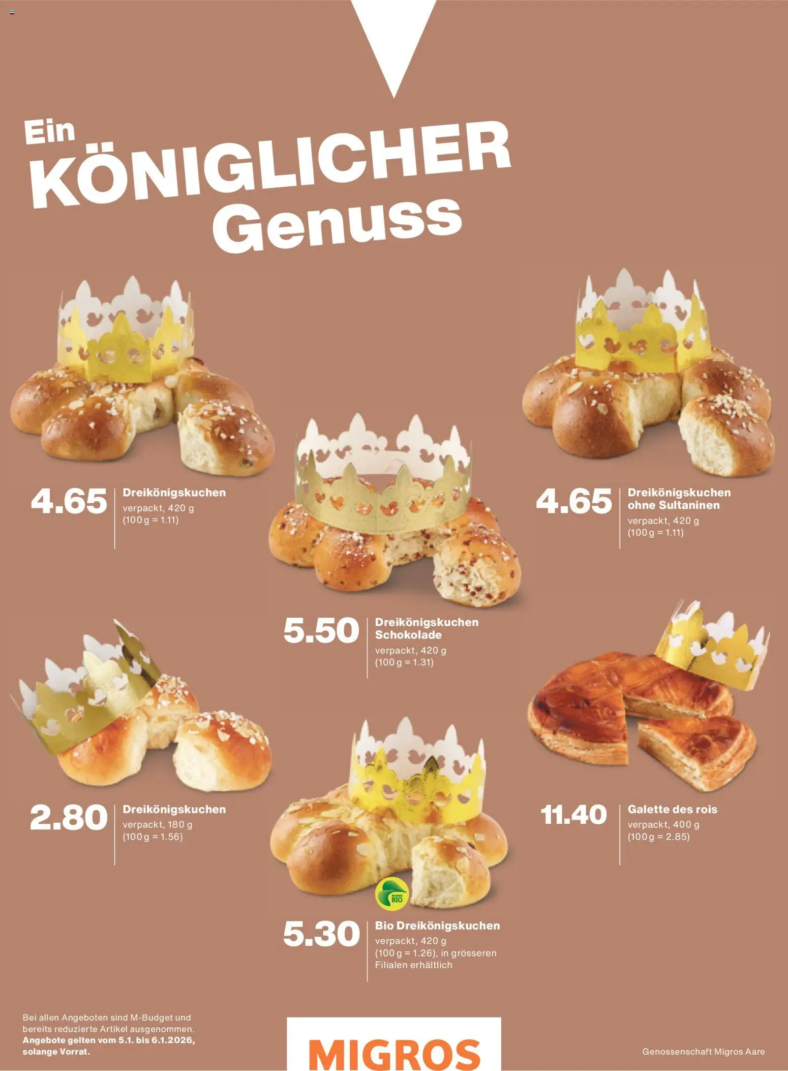 Migros - Magazin – gültig ab 05.01.2026 | Seite: 38 | Produkte: Schokolade