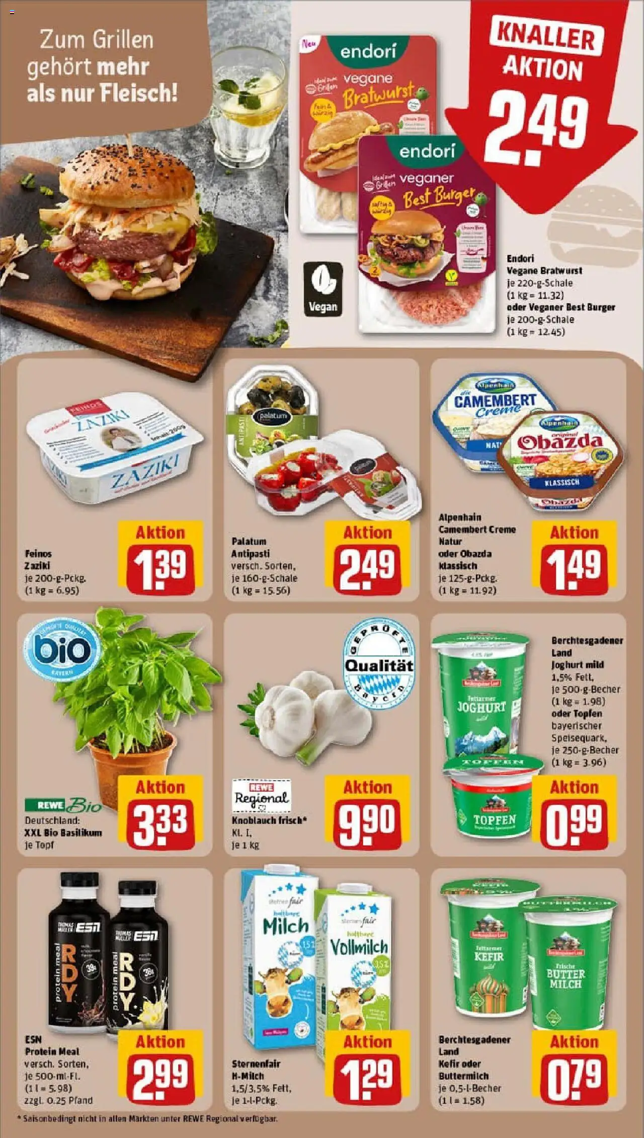 Rewe prospekt Erlangen	 - gültig ab dem 20.07.2025 | Seite: 20 | Produkte: Kefir, Milch, Butter, Joghurt