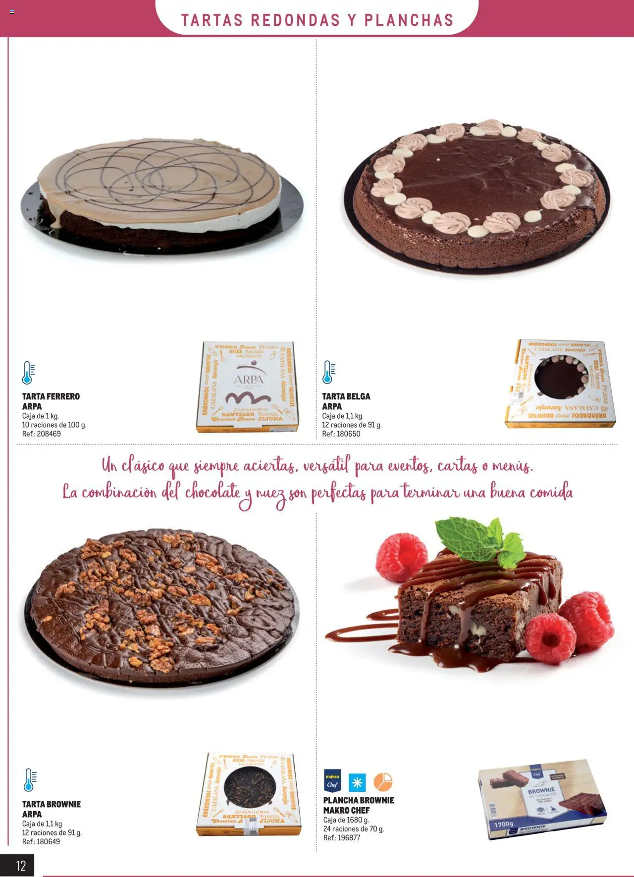 Makro - Especial Postres │ válido desde el 04.03.2025 | Página: 12 | Productos: Chocolate, Zanahoria, Manzana, Caja