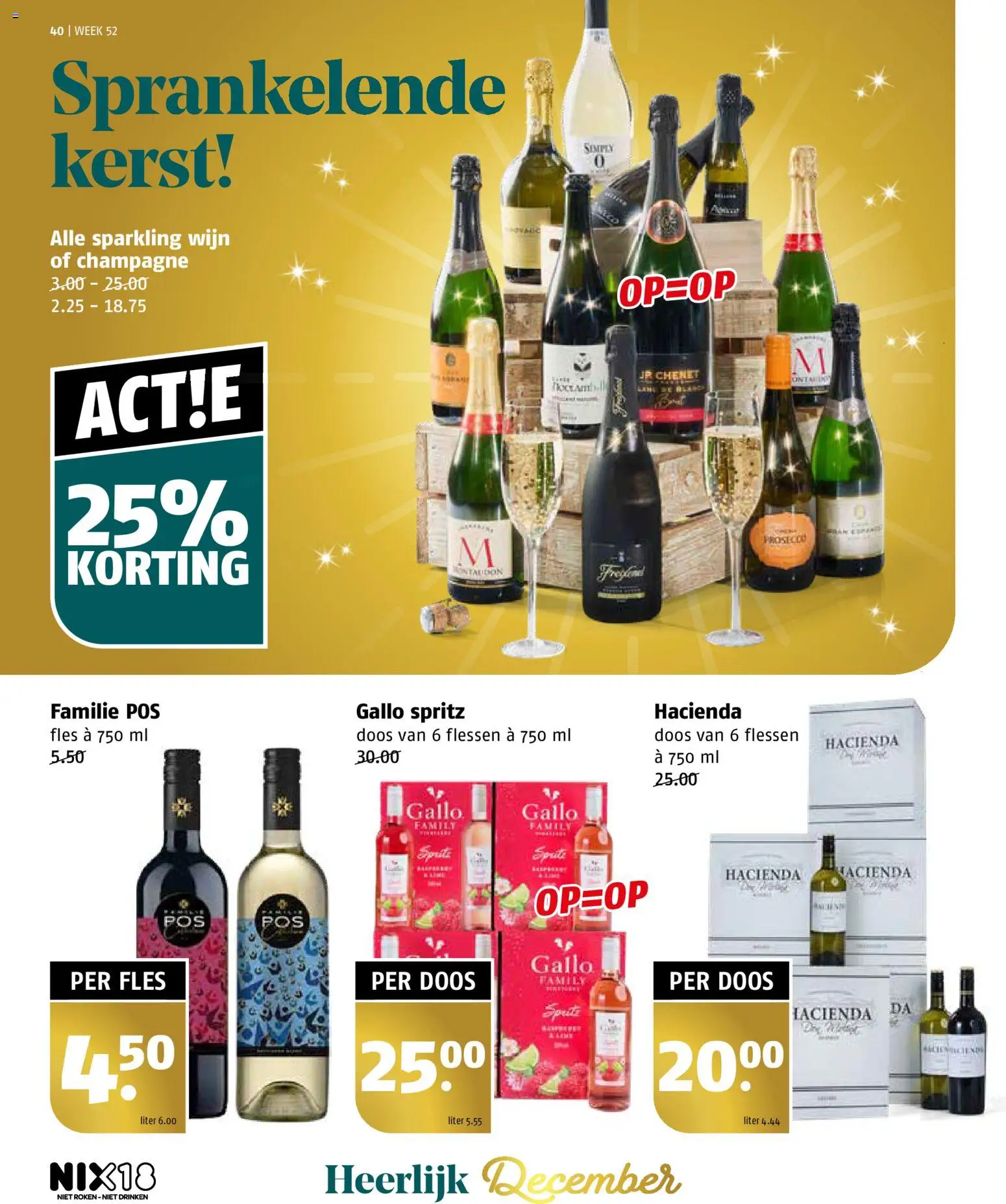 {H1} | Pagina: 40 | Producten: Wijn, Fles, Sprite