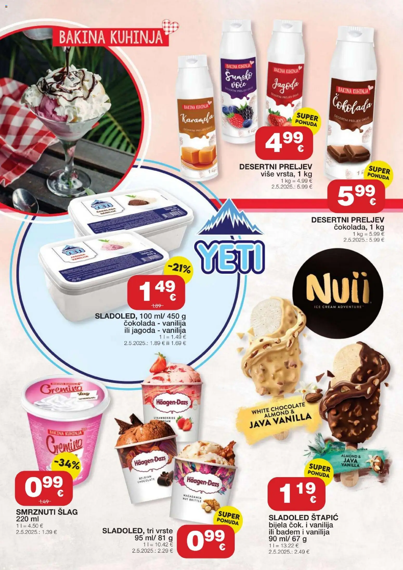 Stanić Diskont katalog | vrijedi od 05.03.2026 | Stranica: 8 | Proizvodi: Čokolada, Voće, Badem, Karamela