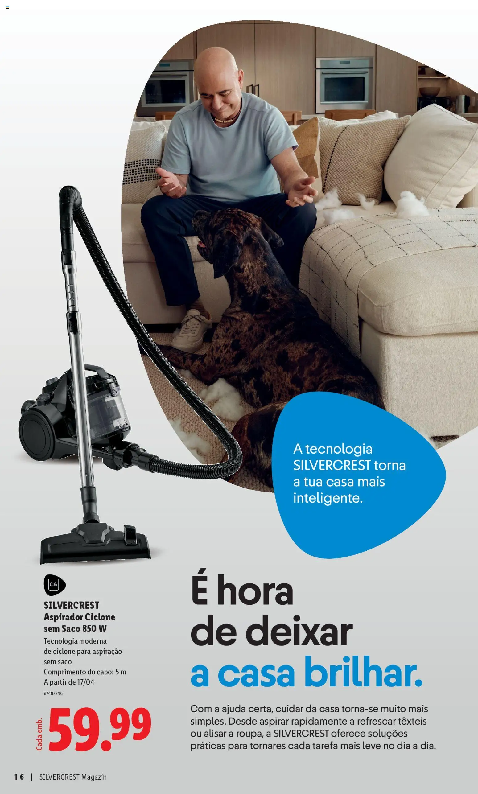 Lidl folheto │ válido de 31.03.2026 | Página: 16 | Produtos: Cabo, Aspirador