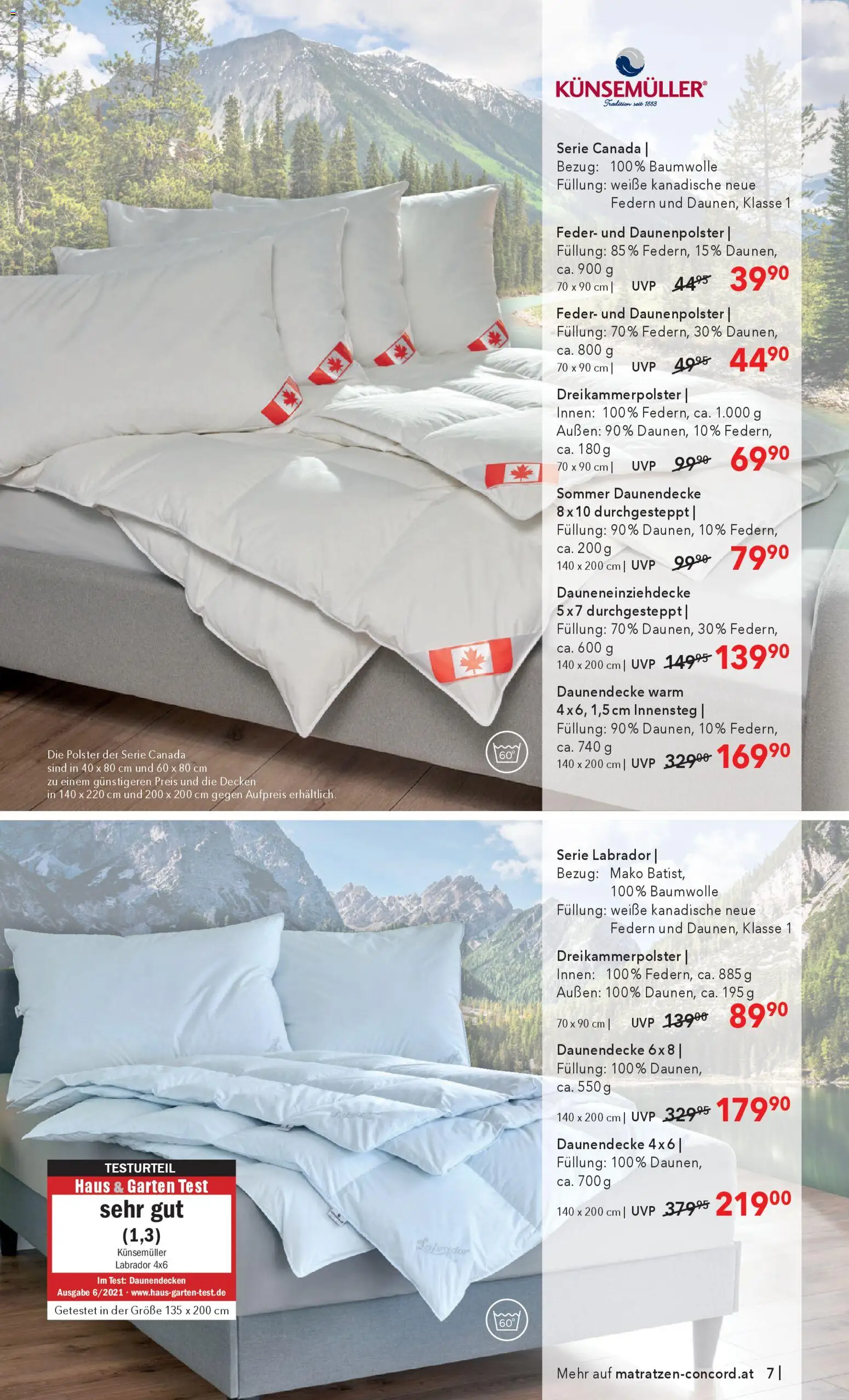 Matratzen Concord Flugblatt gültig ab 25.03.2026 | Seite: 7