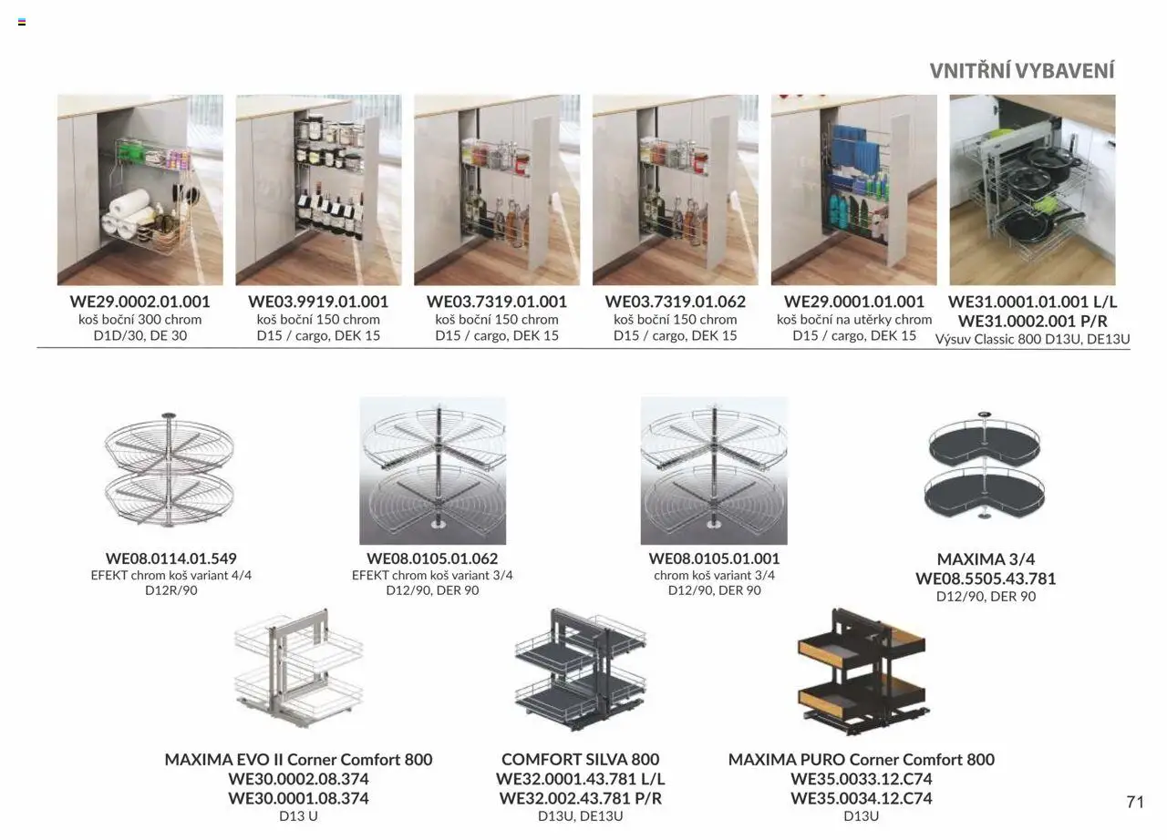 Jamall nábytek katalog - Kuchyně od 17.04.2025 | Strana: 71 | Produkty: Utěrky, Koš