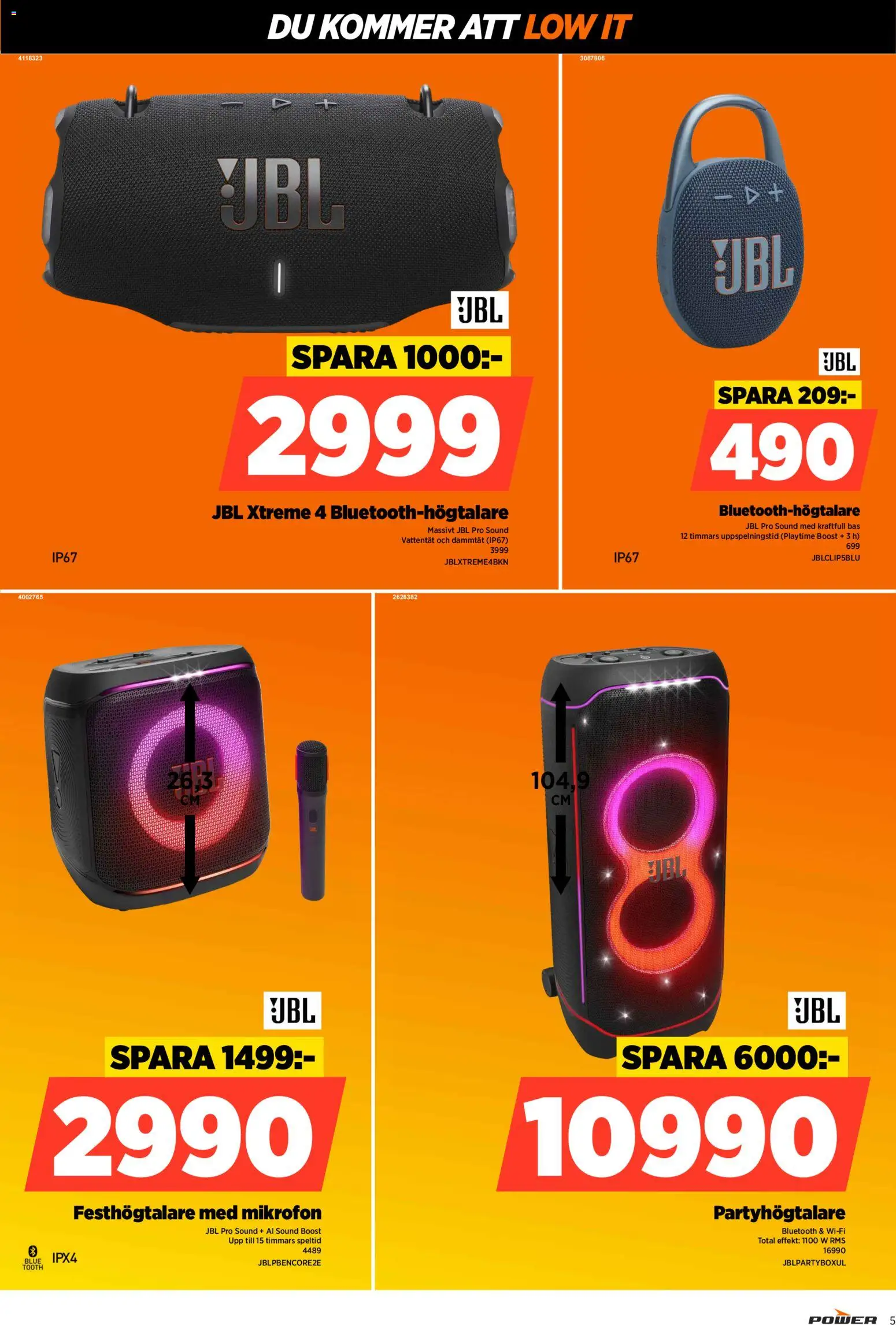 Power reklamblad aktuell från 27.04.2026 | Sida: 5 | Produkter: Mikrofon, Wifi