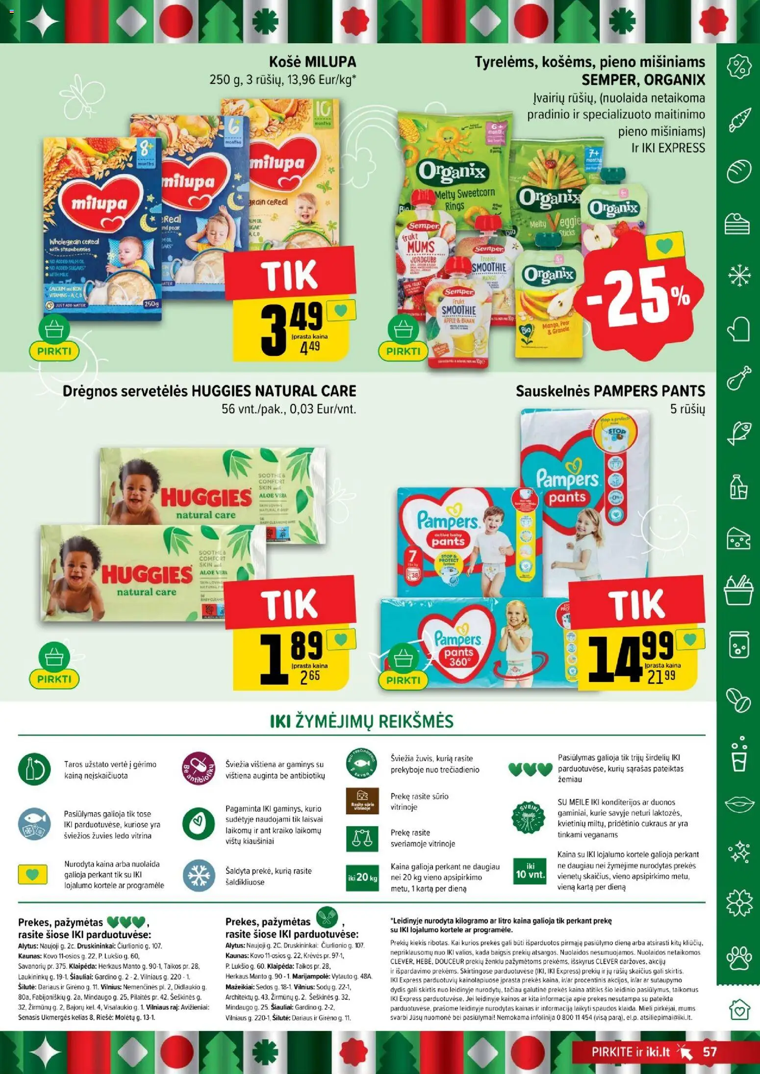 IKI akcijos nuo 29.12.2025 | Puslapis: 57 | Prekių: Košė, Kiaušiniai, Vištiena