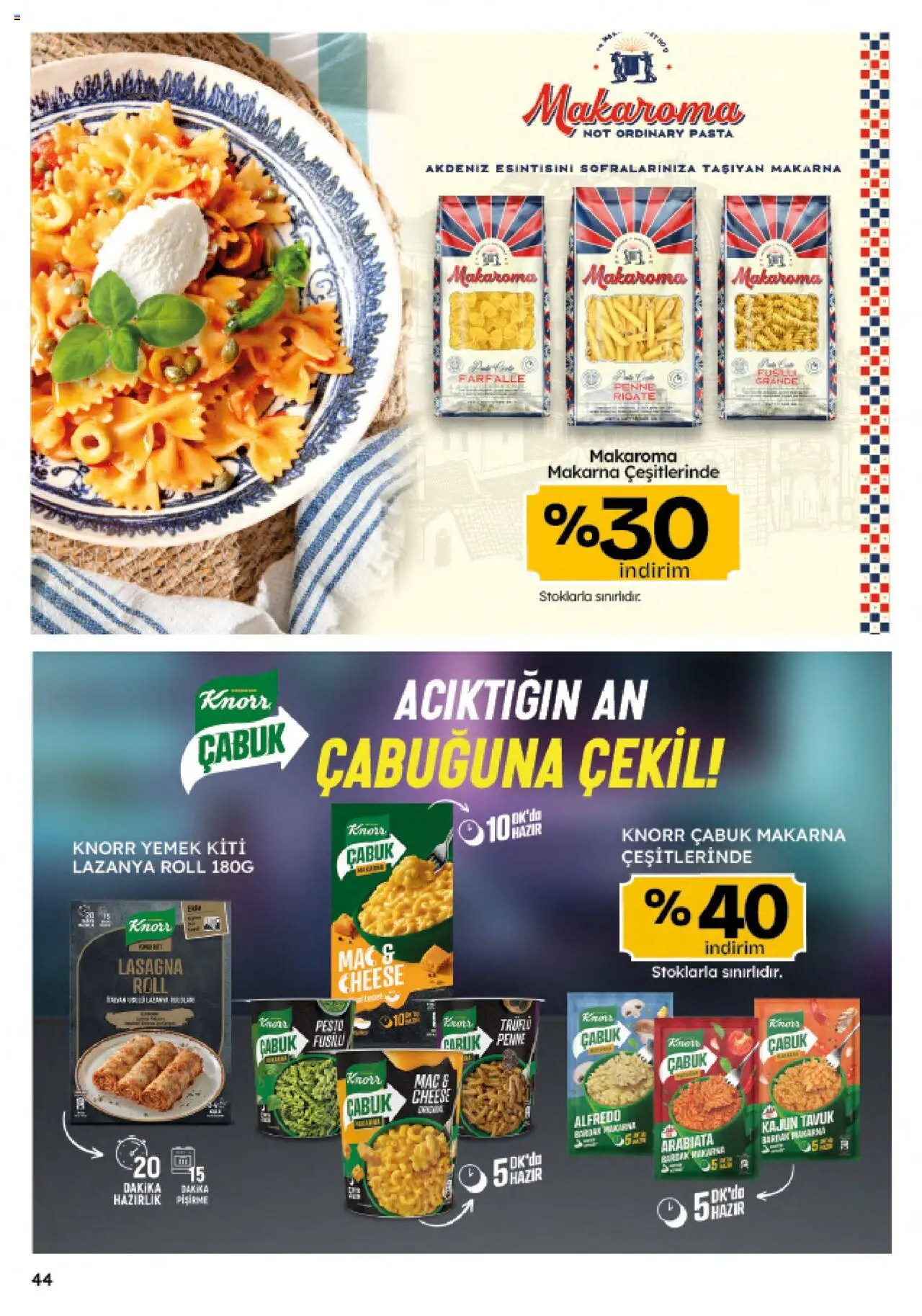 Migros Katalog - Migroskop - 11.09.2025 tarihinden itibaren geçerlidir | Sayfa: 44 | Ürünler: Makarna, Zselatin