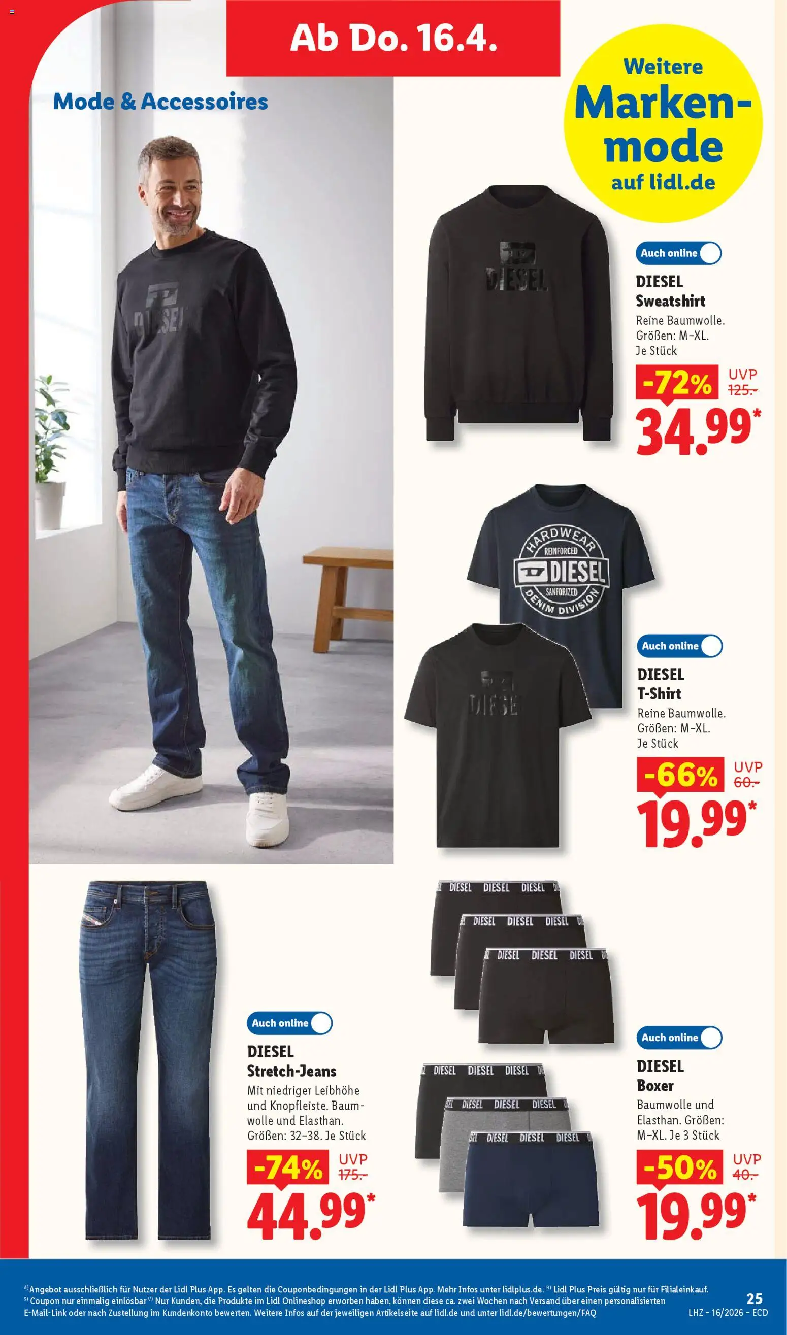 Lidl Prospekt – gültig ab 13.04.2026 | Seite: 43 | Produkte: Sweatshirt, Boxer
