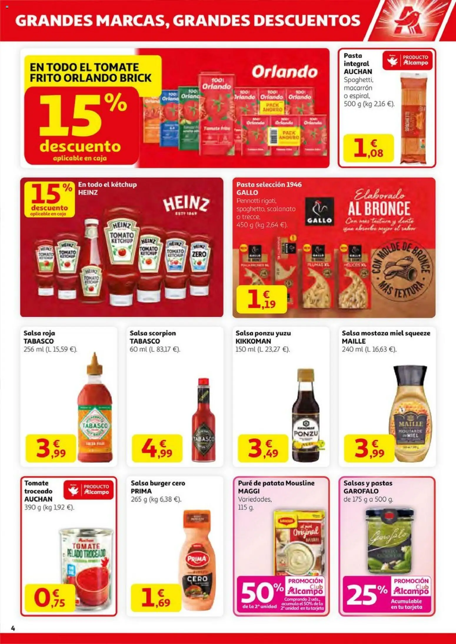 Alcampo -  HG catalan │ válido desde el 23.10.2025 | Página: 4 | Productos: Ψηφιακή κάμερα, Pasta, Caja