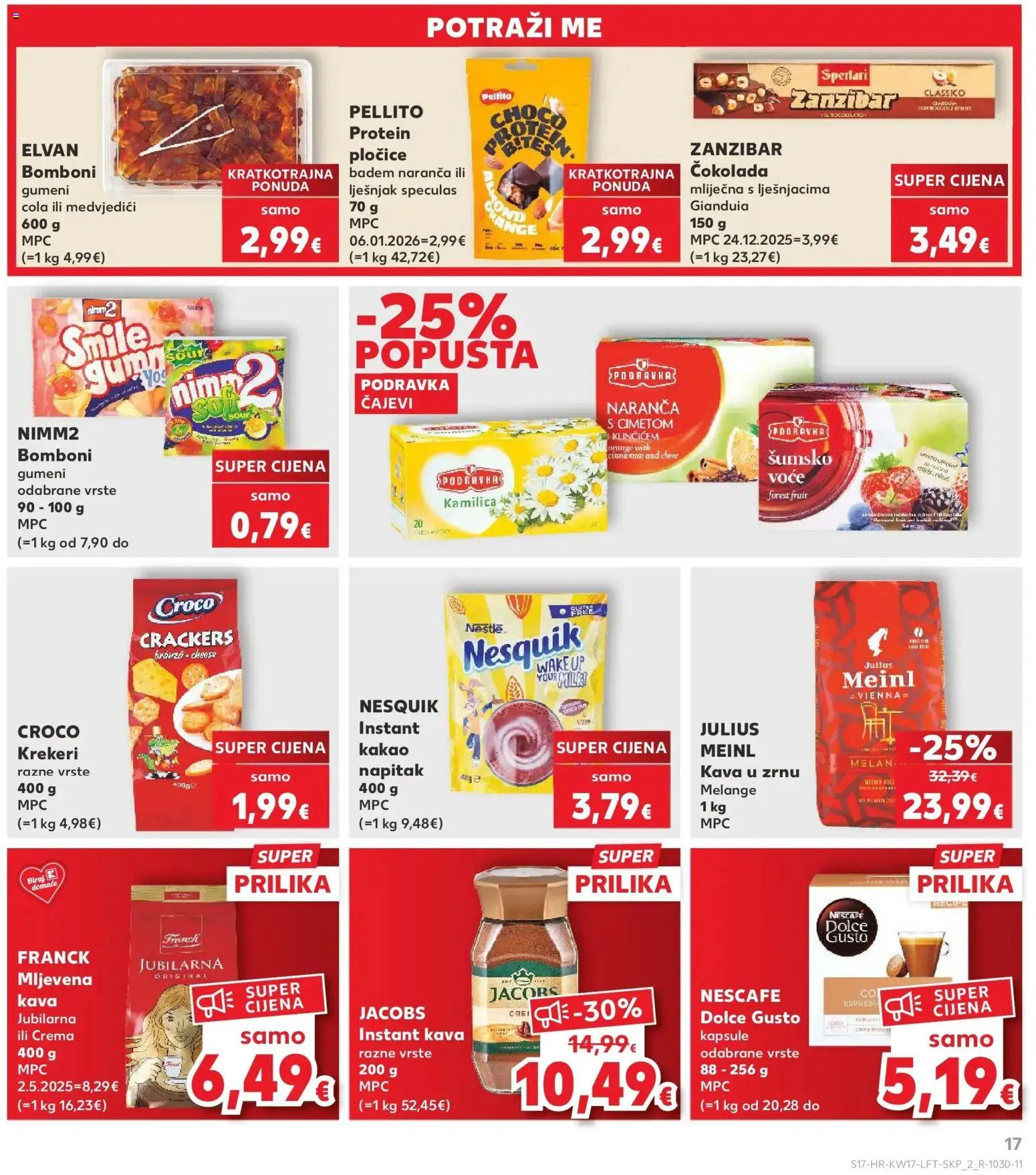 Kaufland katalog | vrijedi od 22.04.2026 | Stranica: 17 | Proizvodi: Dolce Gusto, Nescafe, Jacobs, Nesquik