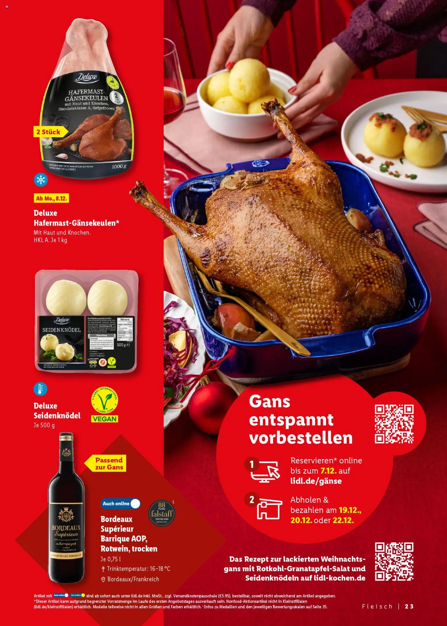 Lidl - Black Friday – gültig ab 31.10.2025 | Seite: 23 | Produkte: Rotkohl, Fleisch