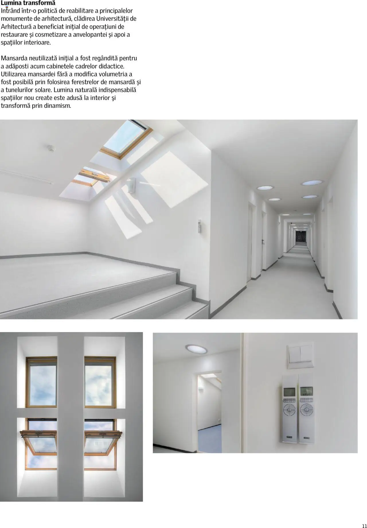 Velux catalog - Revitalizarea clădirilor istorice – valabil de la 01.10.2022 | Pagină: 11