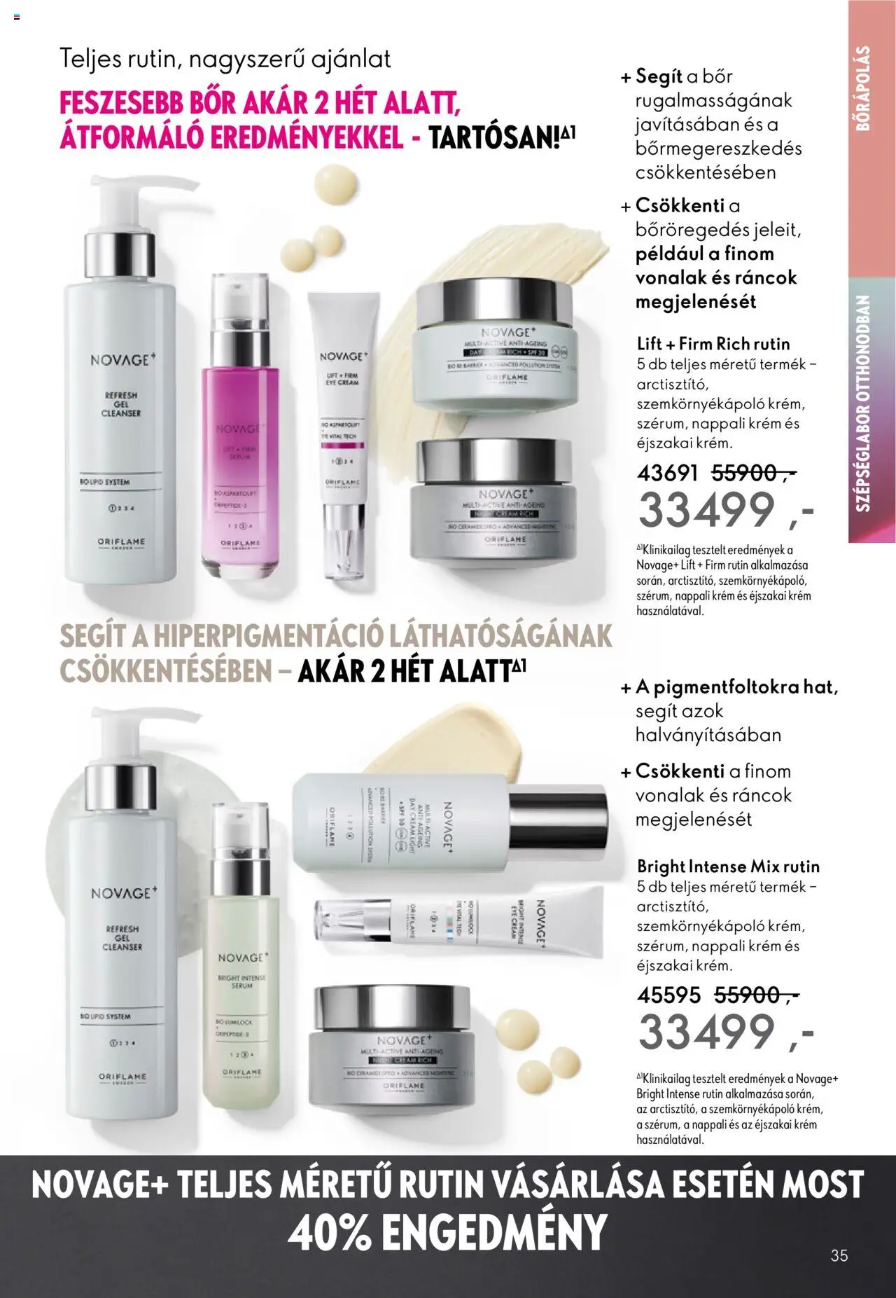 Oriflame akciós ujság - amely érvényes a következő dátumtól: 07.09.2025 | Oldal: 35 | Termékek: Szemkörnyékápoló, Bor