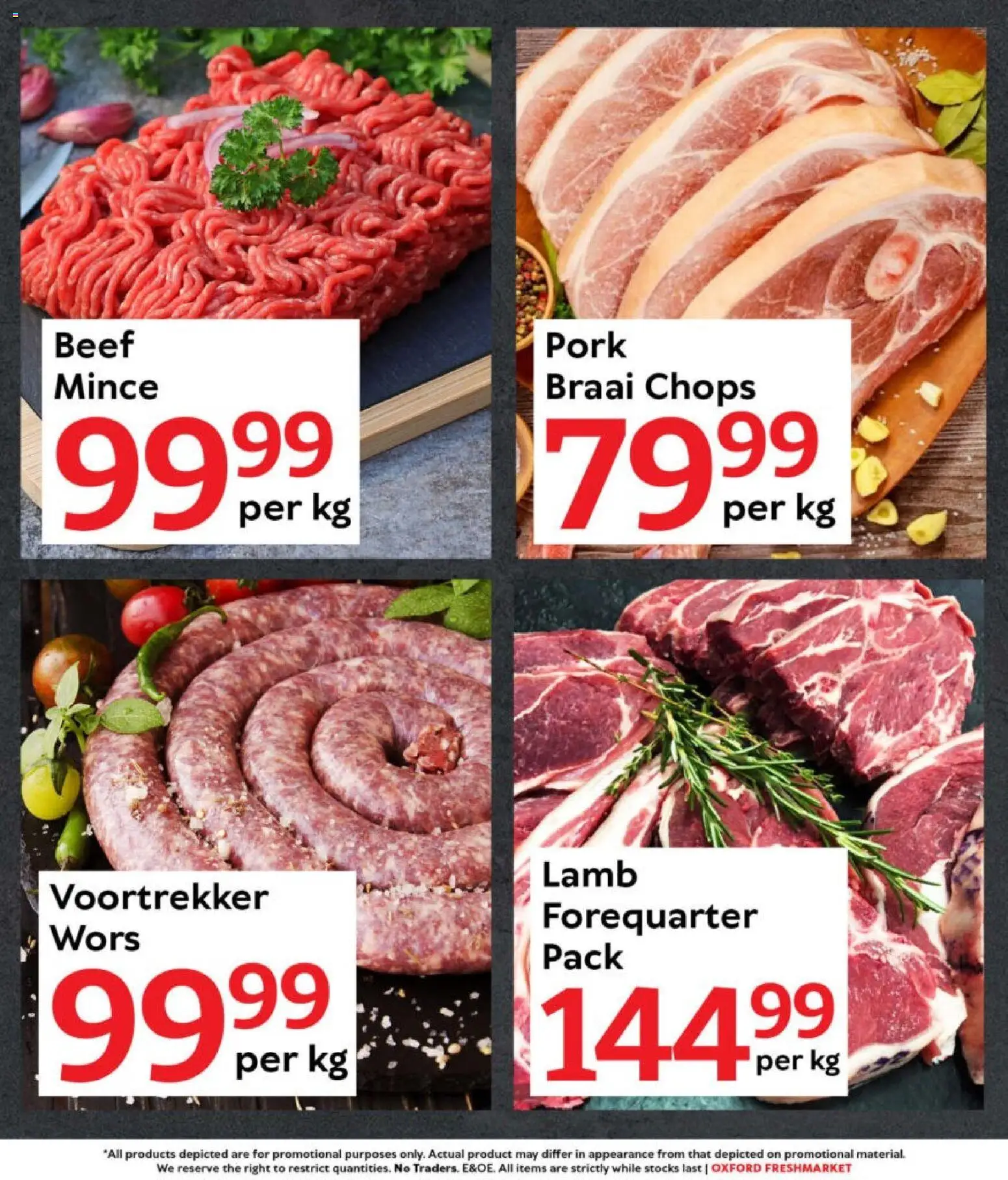 New Oxford Freshmarket catalogue – valid from 06.12.2025 | Page: 3 | Products: Pork, Beef