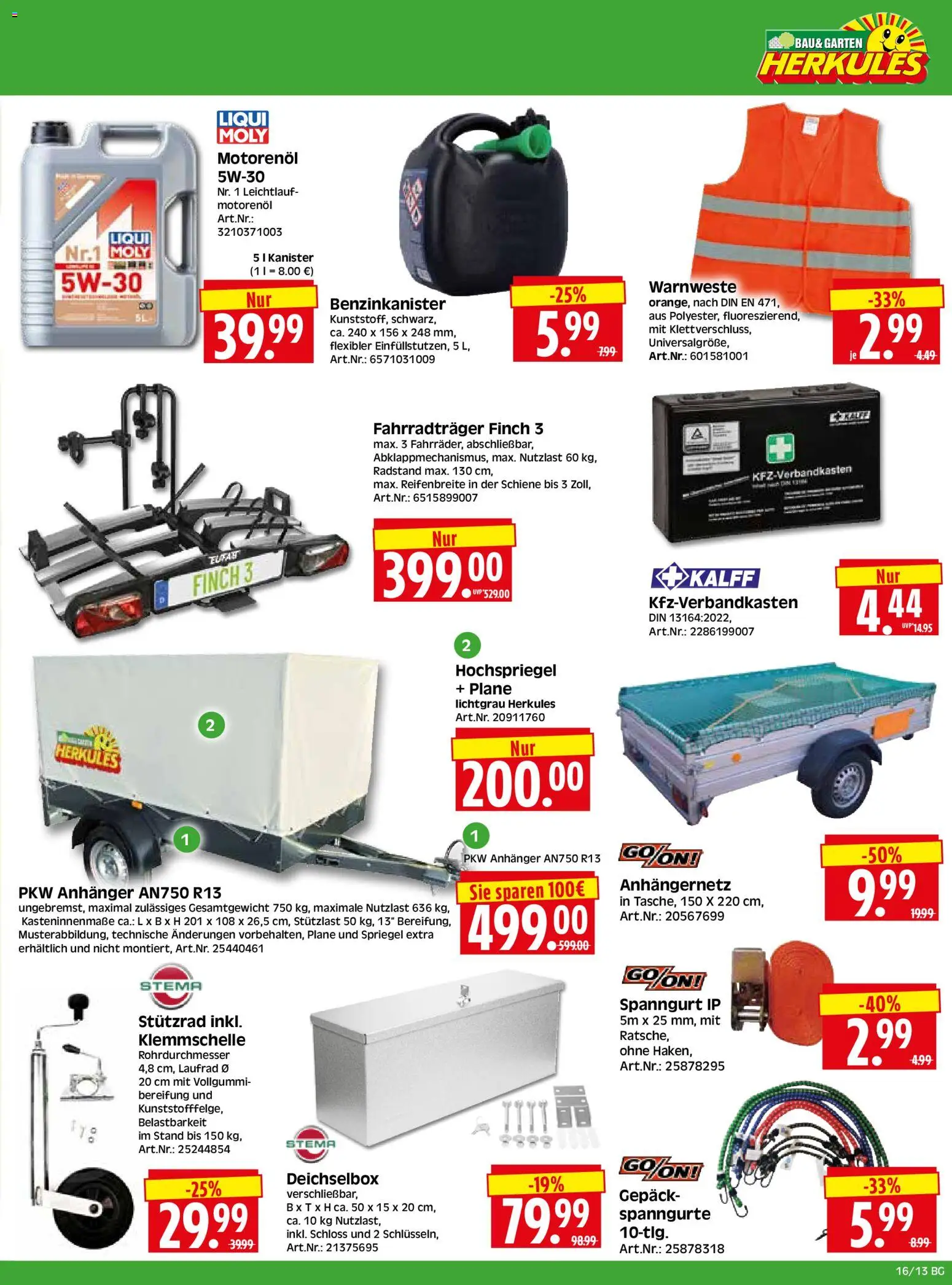 HERKULES Bau & Garten – gültig ab 13.04.2026 | Seite: 13