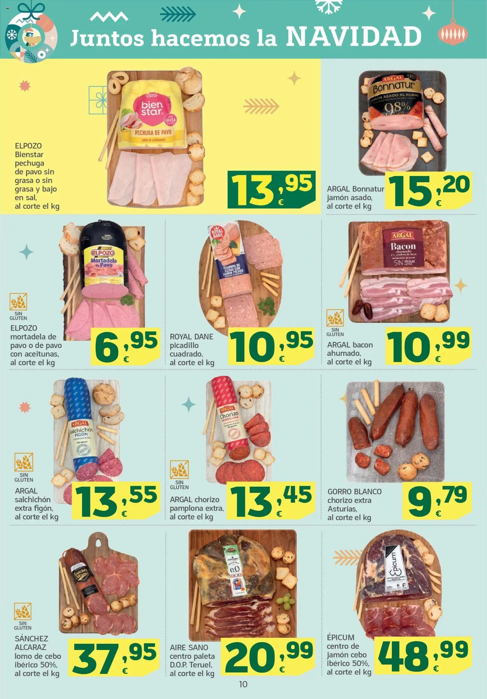 HiperDino folleto │ válido desde el 26.12.2025 | Página: 10 | Productos: Jamón, Horno, Mortadela