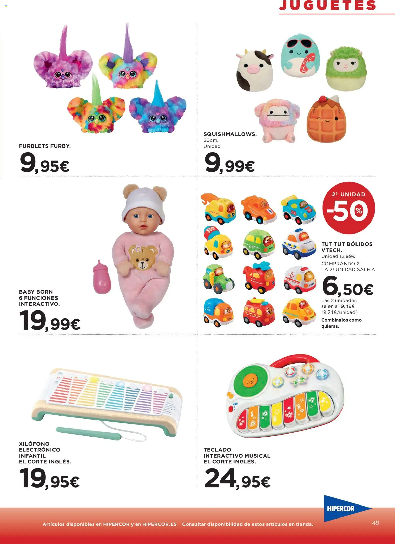 Hipercor catálogo │ válido desde el 26.02.2026 | Página: 49 | Productos: Teclado, Juguetes