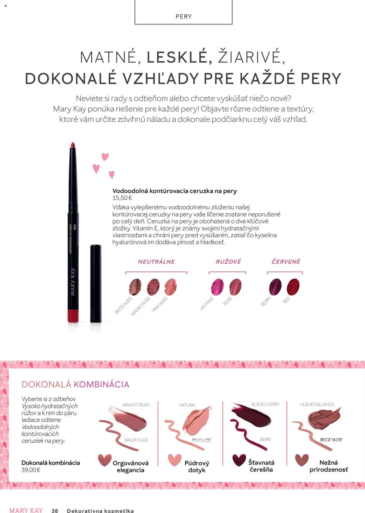 Nové Mary Kay akcie – leták je platný od 01.04.2026 | Strana: 38