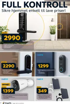 Forhåndsvisning av Megaflis kundeavis gyldig fra 30.10.2025 | Side: 34 | Produkter: Solcellepanel, Kamera, Суміш дитяча, Ringeklokke