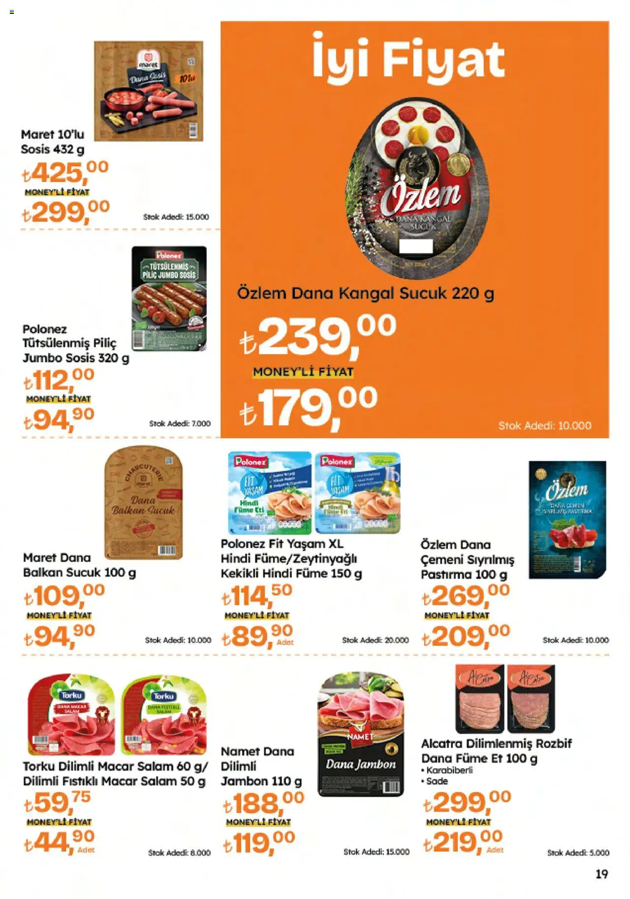 Migros Katalog - Migroskop - 26.06.2025 tarihinden itibaren geçerlidir | Sayfa: 19 | Ürünler: Salam, Sosis, Dana füme, Sucuk