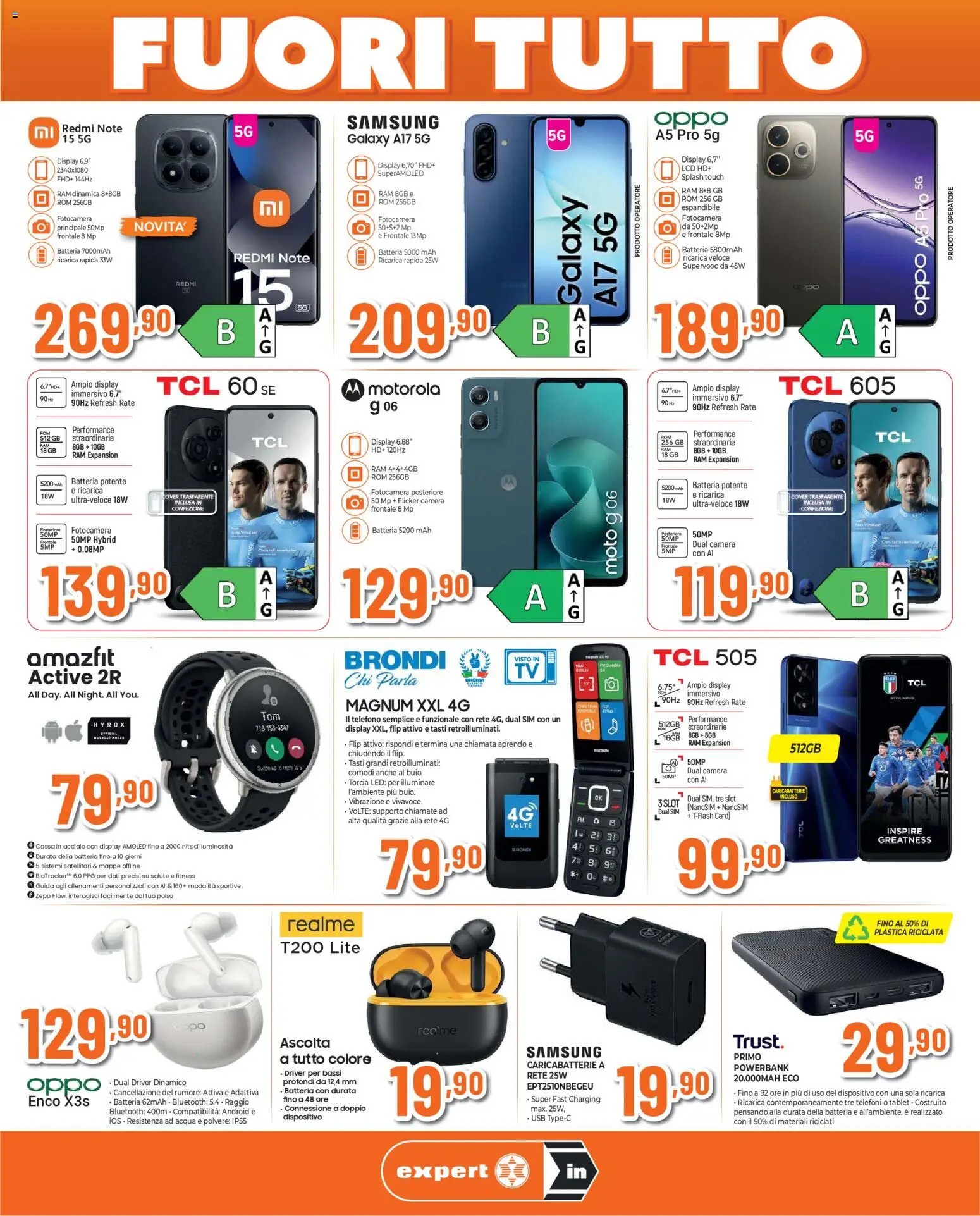 Volantino Ipercoop del 27.12.2025 | Pagina: 7 | Prodotti: Telefono, Tablet, Fotocamera, Caricabatterie