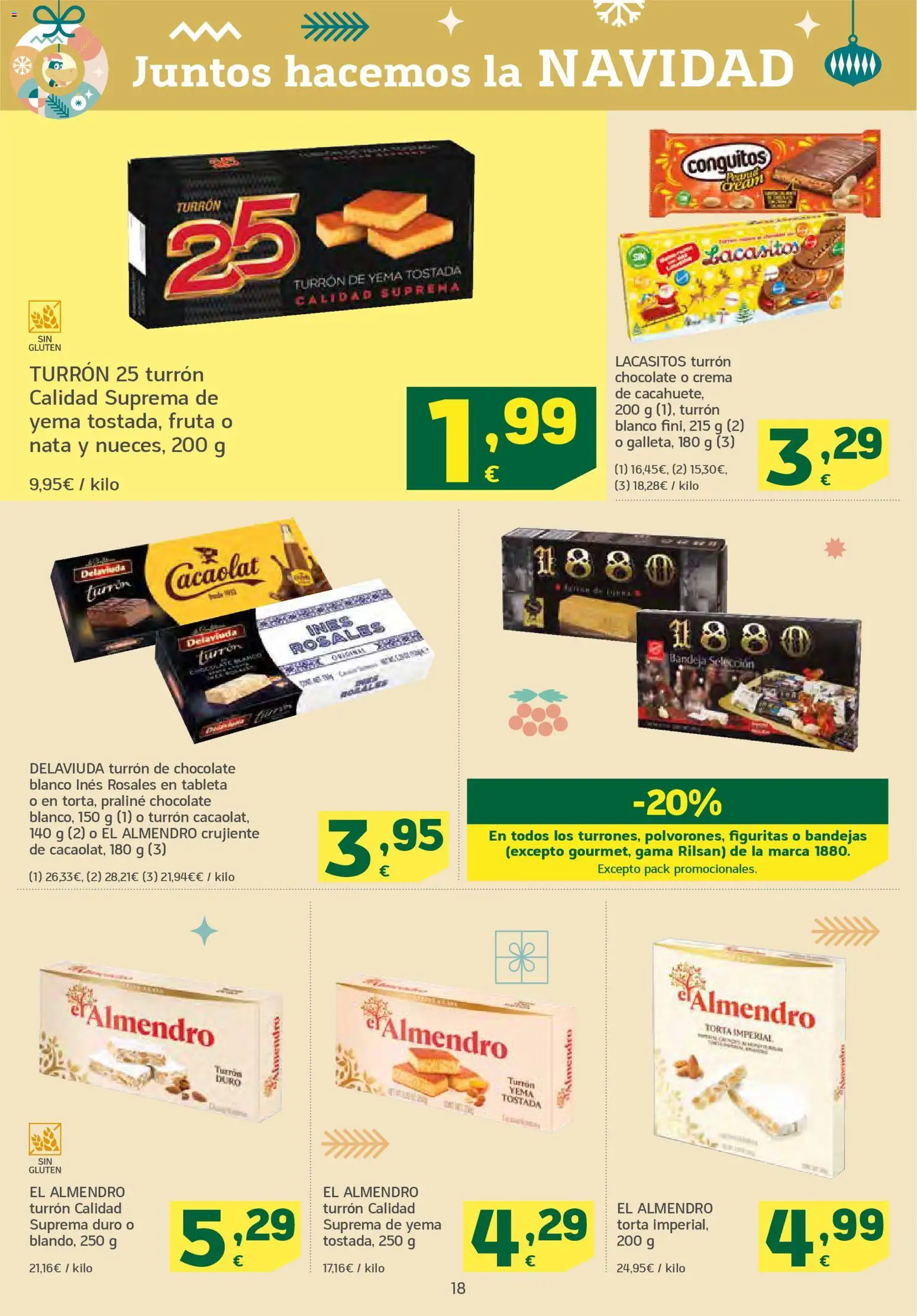 HiperDino folleto │ válido desde el 04.12.2025 | Página: 18 | Productos: Chocolate, Tableta, Crema